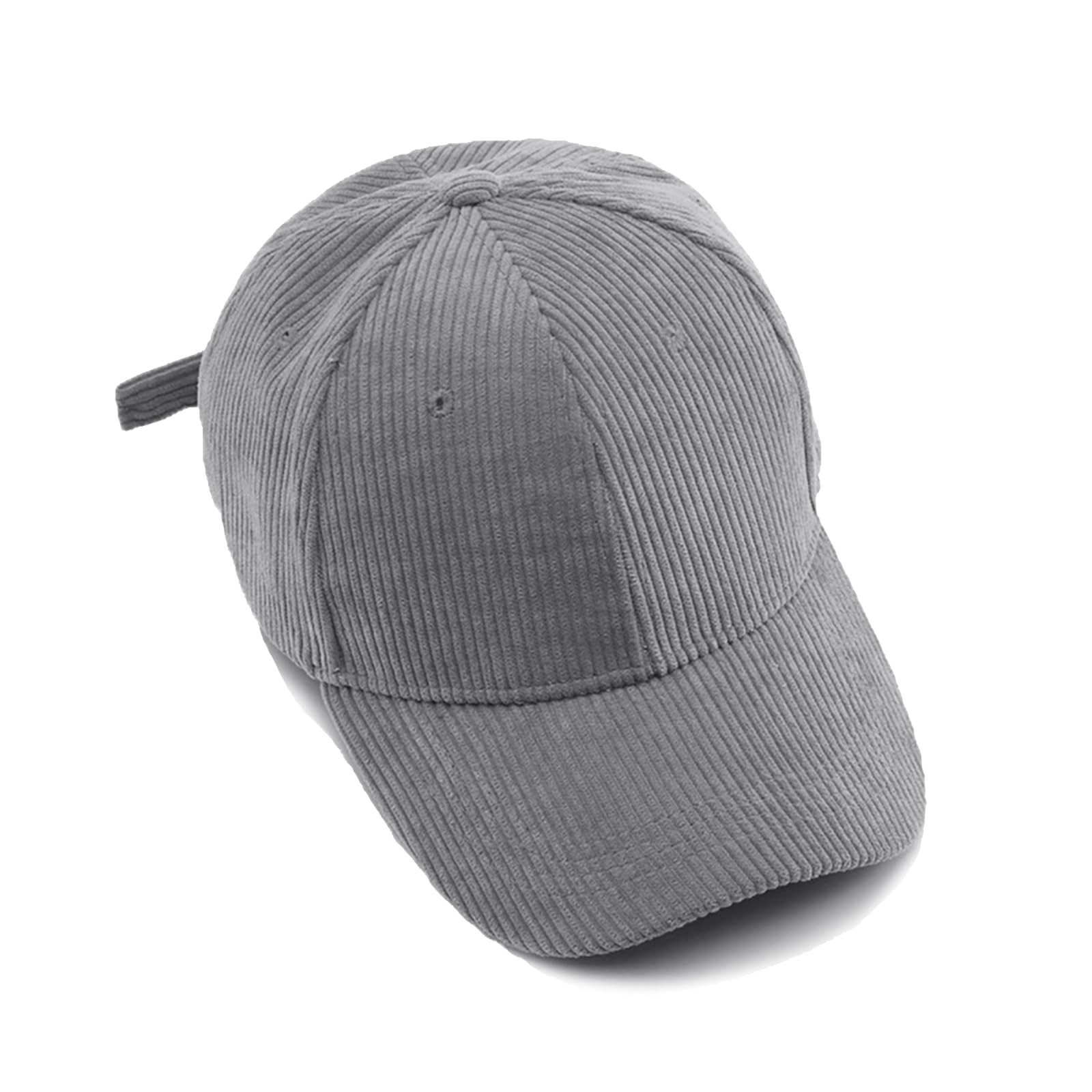 Zaewry Baseball Cap Baseballkappe für Herren und Damen, Aus Cord, verstellbar einfarbig, Unisex, Einheitsgröße, Sonnenmütze