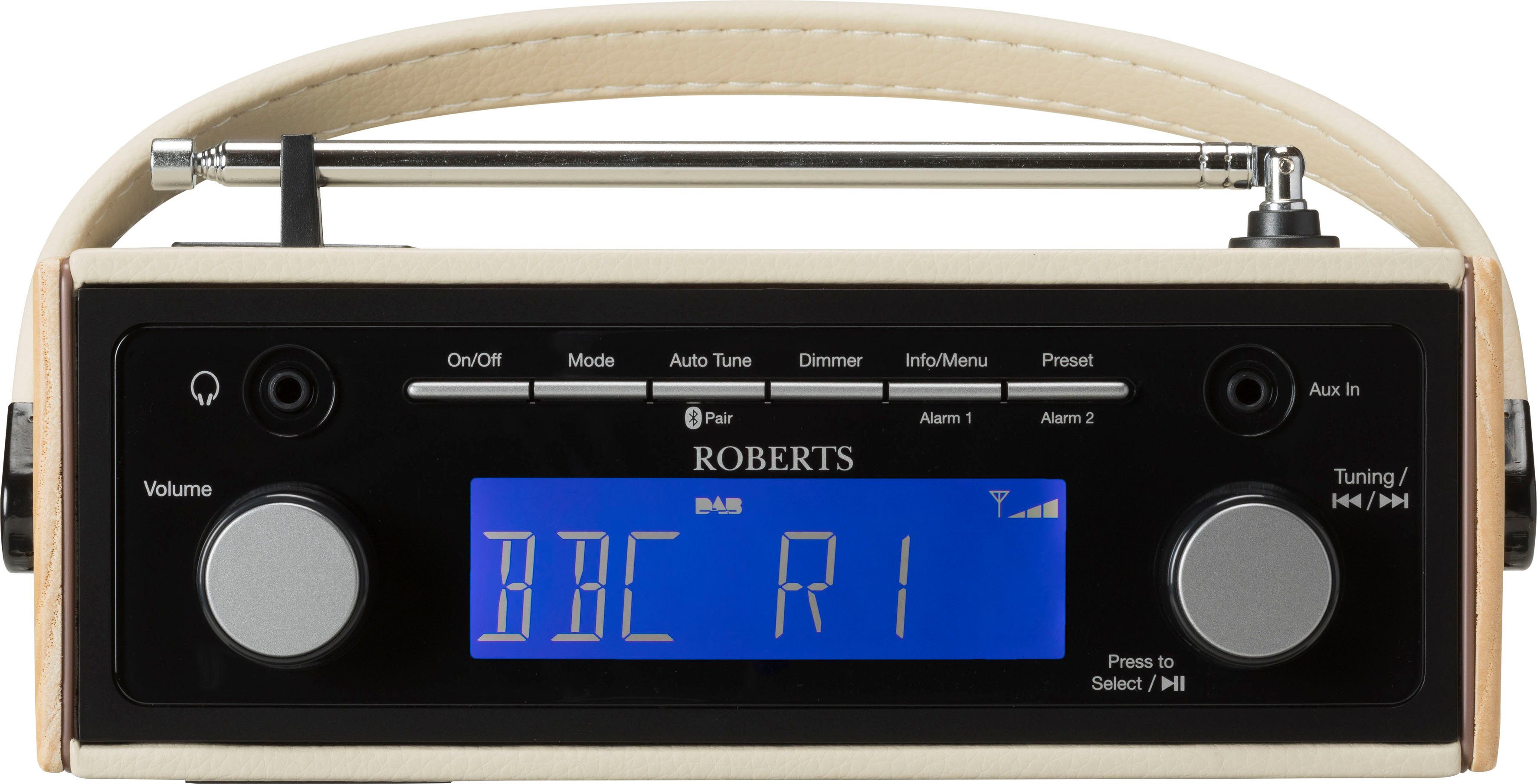 Digitalradio FM-Tuner) RamblerBT ROBERTS pastel cream (Digitalradio (DAB), (DAB) RADIO