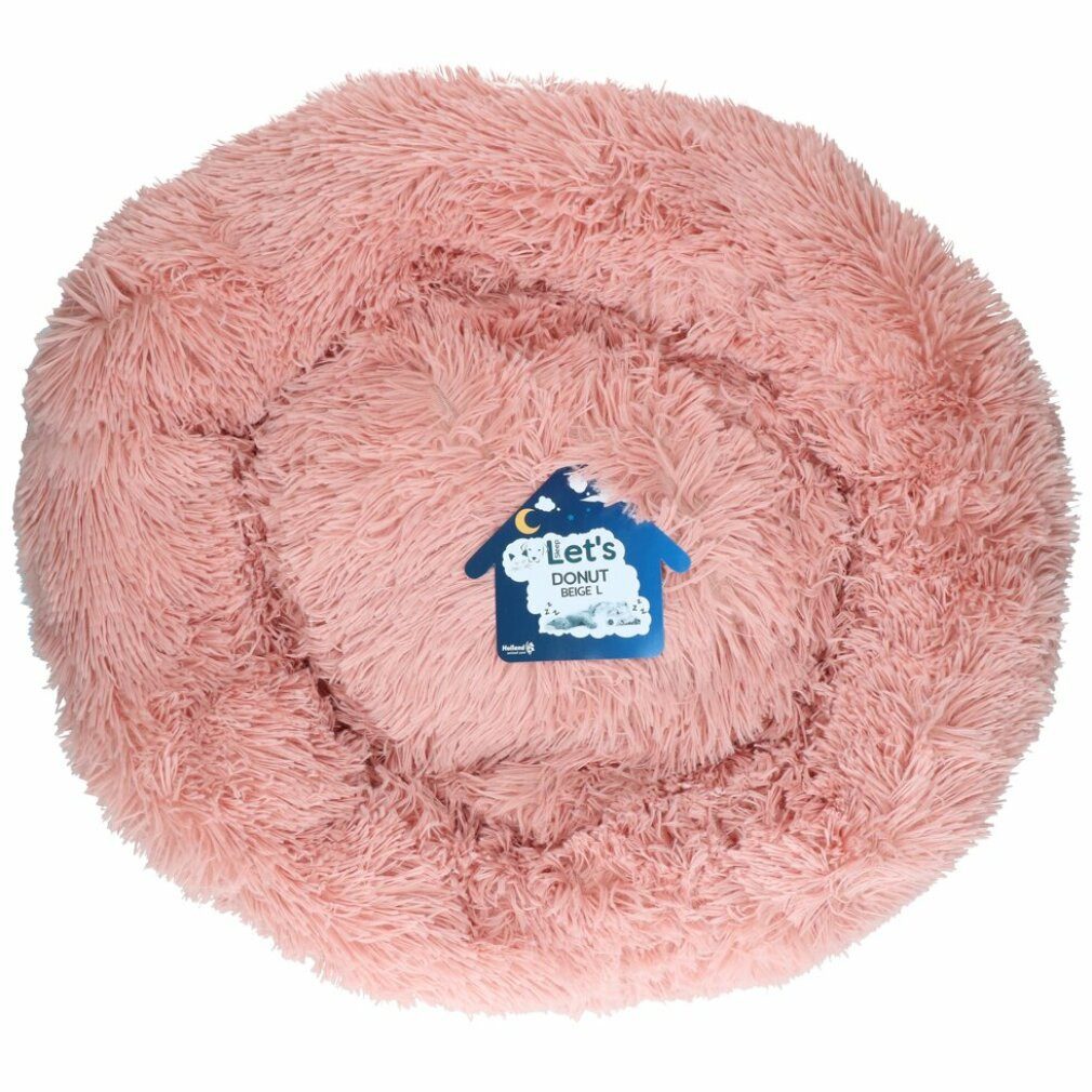 Let's Bands Tierbett Sleep Donut 60 cm Beige/Rosa
