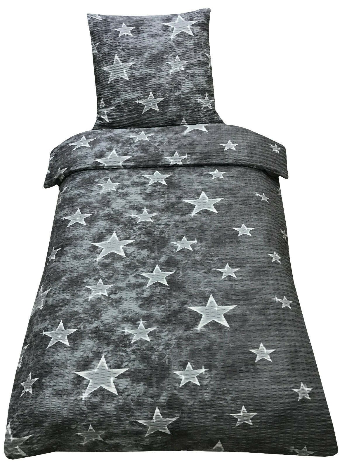 Visaggio Bettwäsche 135x200 cm oder 155x220 cm Allergiker geeignet, Seersuc günstig online kaufen