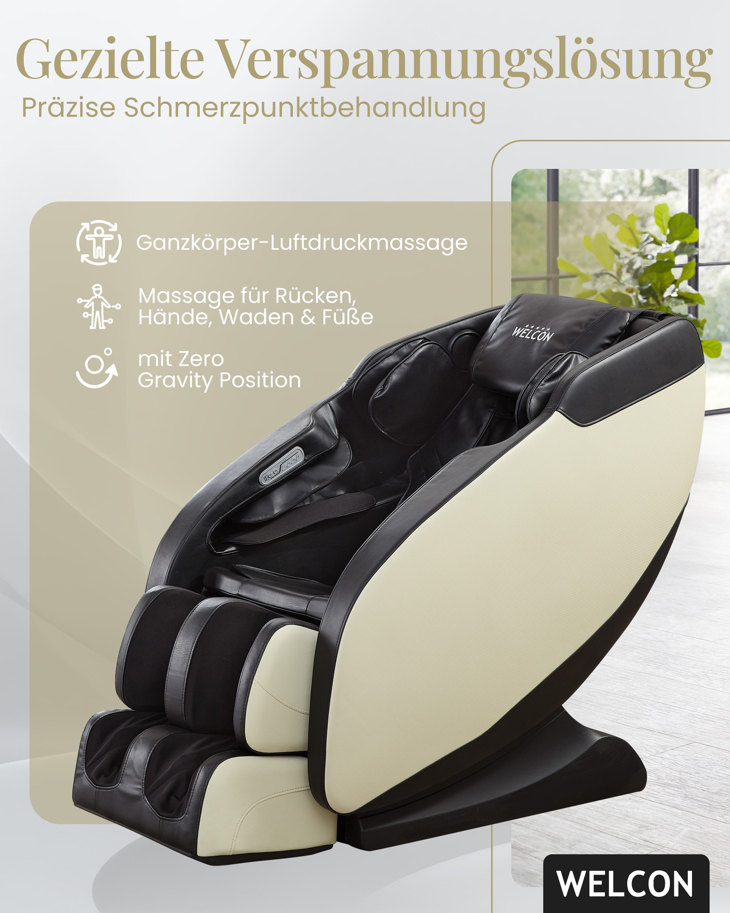 WELCON Massagesessel Massagesessel WELCON PRESTIGE II mit Wärmefunktion günstig online kaufen