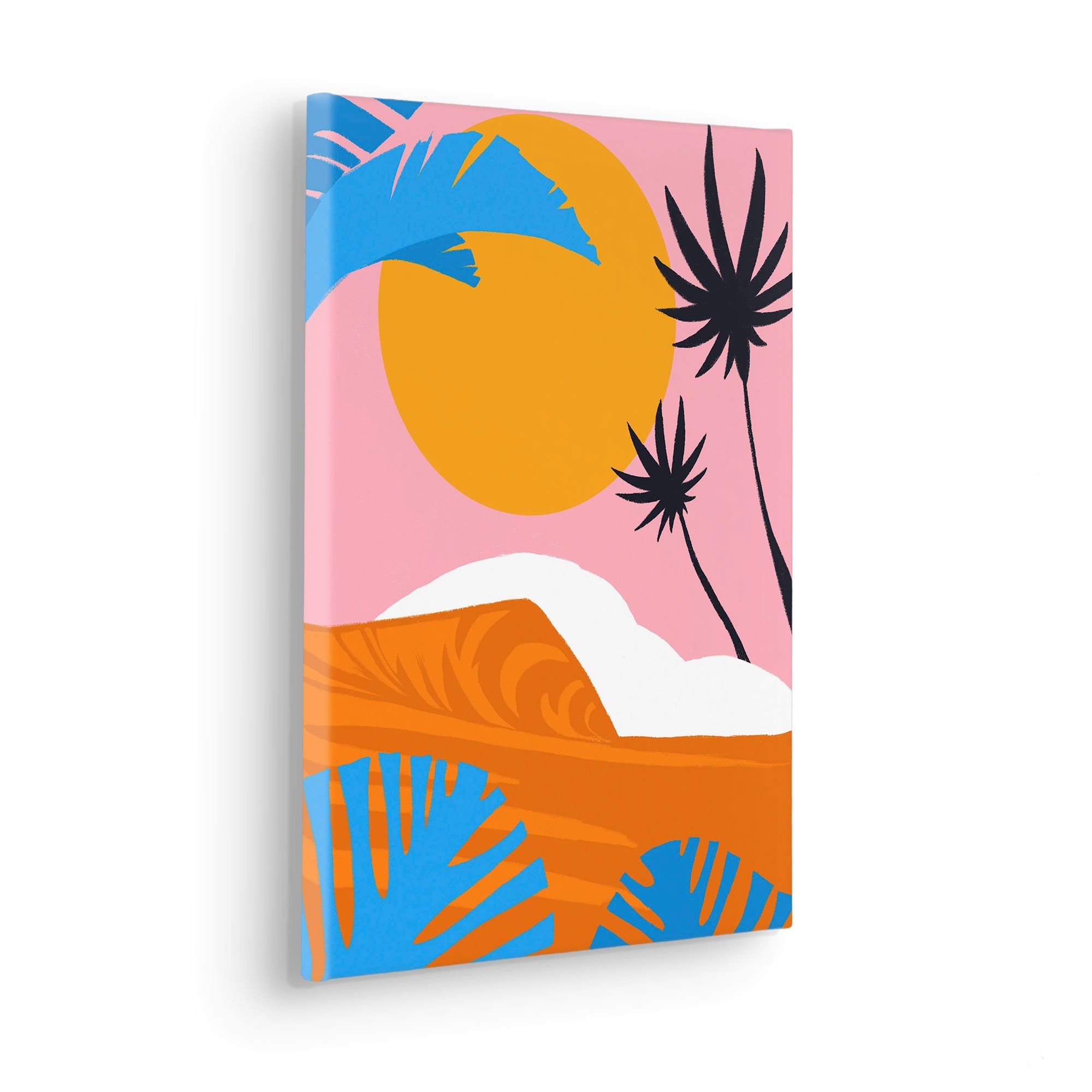 Komar Leinwandbild Island Hopping - Размер 30 x 40 cm, Natur (1 St), Keilrahmenbild mi Echtholzrahmen