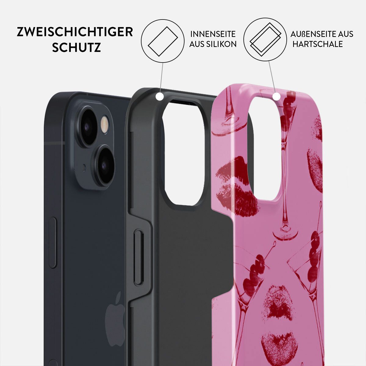 BURGA Backcover Burga Tough Back Cover MagSafe Apple iPhone 15 - Call me