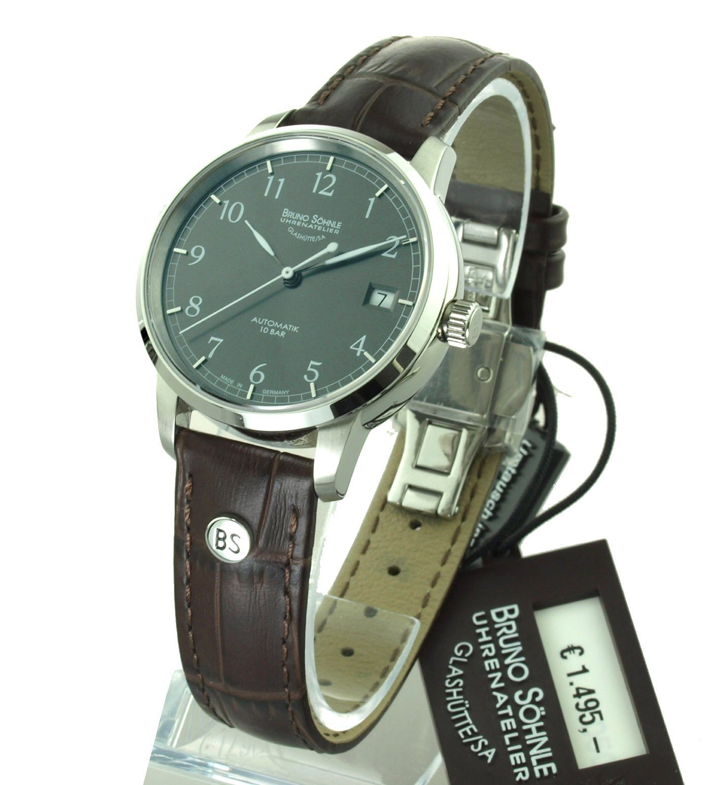 Uhr Automatikuhr BRUNO 17-12204-821 Small Automatik Hamburg Neu Damen SÖHNLE