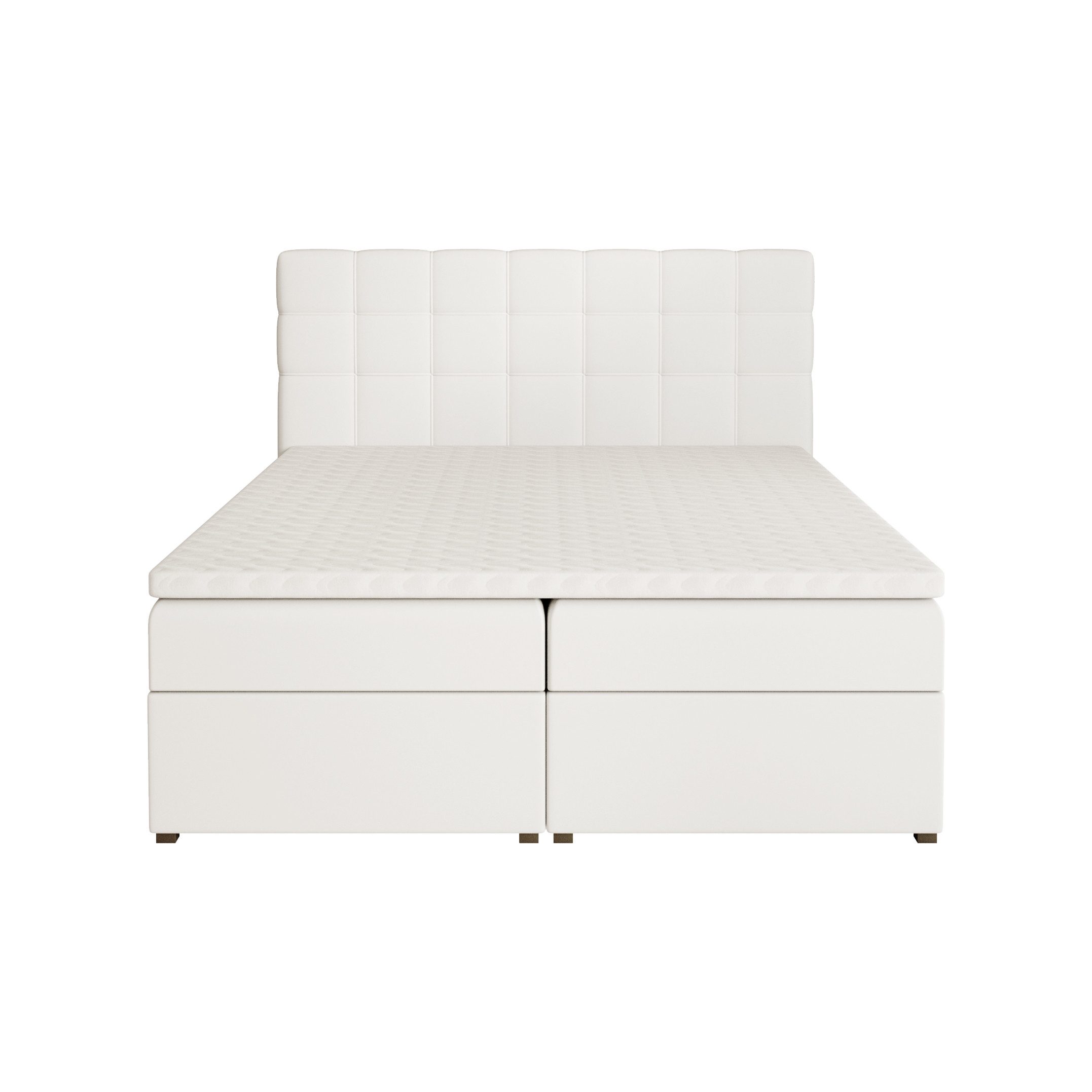 Beautysofa Boxspringbett TOPIQ mit Bettkasten (Bett für Schlafzimmer), mit 2x Bettkästen, Federkernmatratze