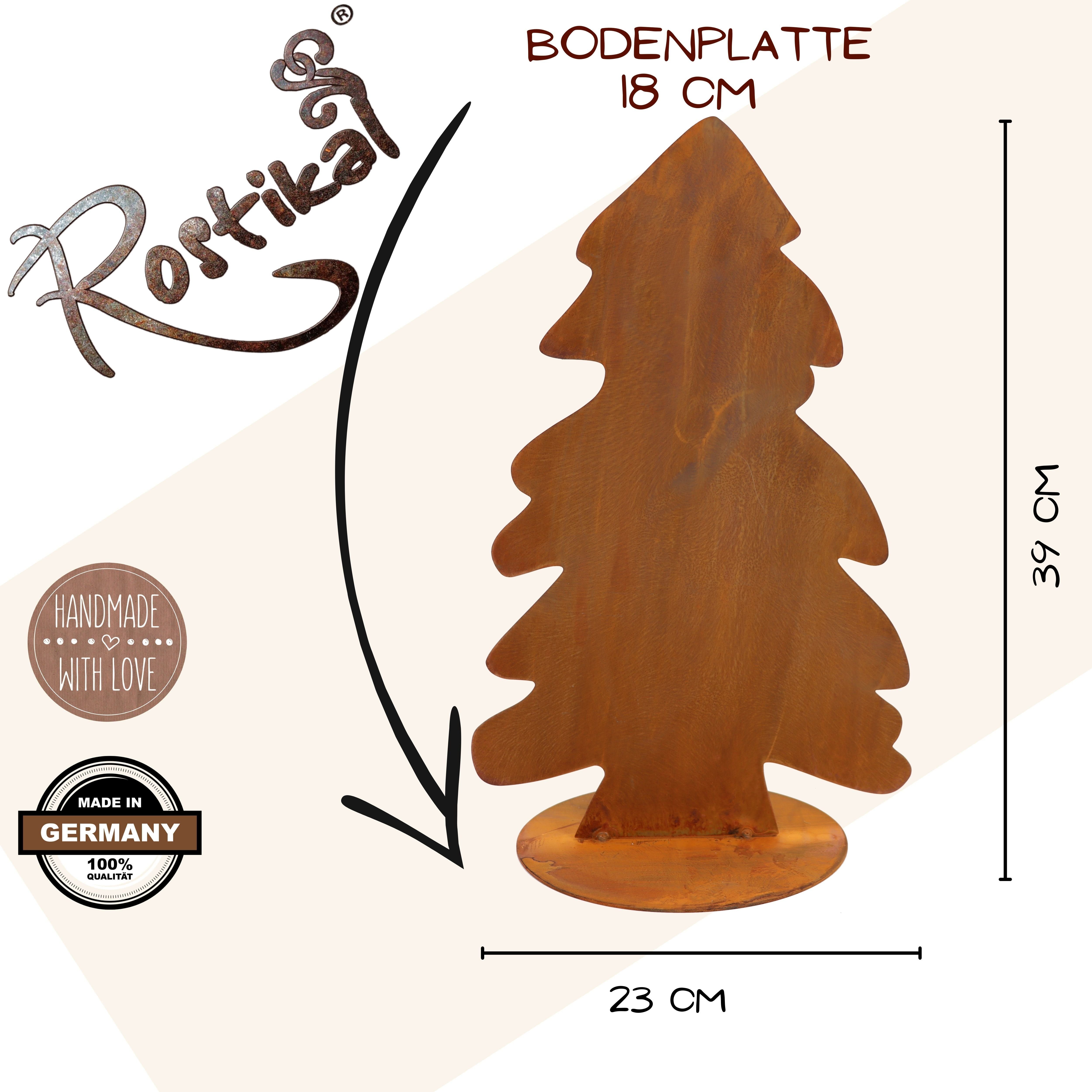 Rostikal Weihnachtsfigur Weihnachtsdeko Tannenbaum Weihnachten Dekoration m günstig online kaufen