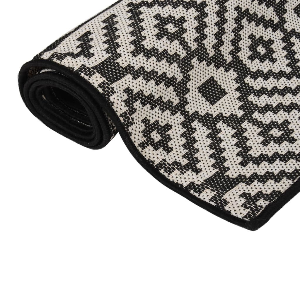 vidaXL Teppich 160 x 230 cm Teppich Terrasse Camping Outdoor draußen Vorzelt Flachgew, Flachgewebe, Höhe: 230 mm