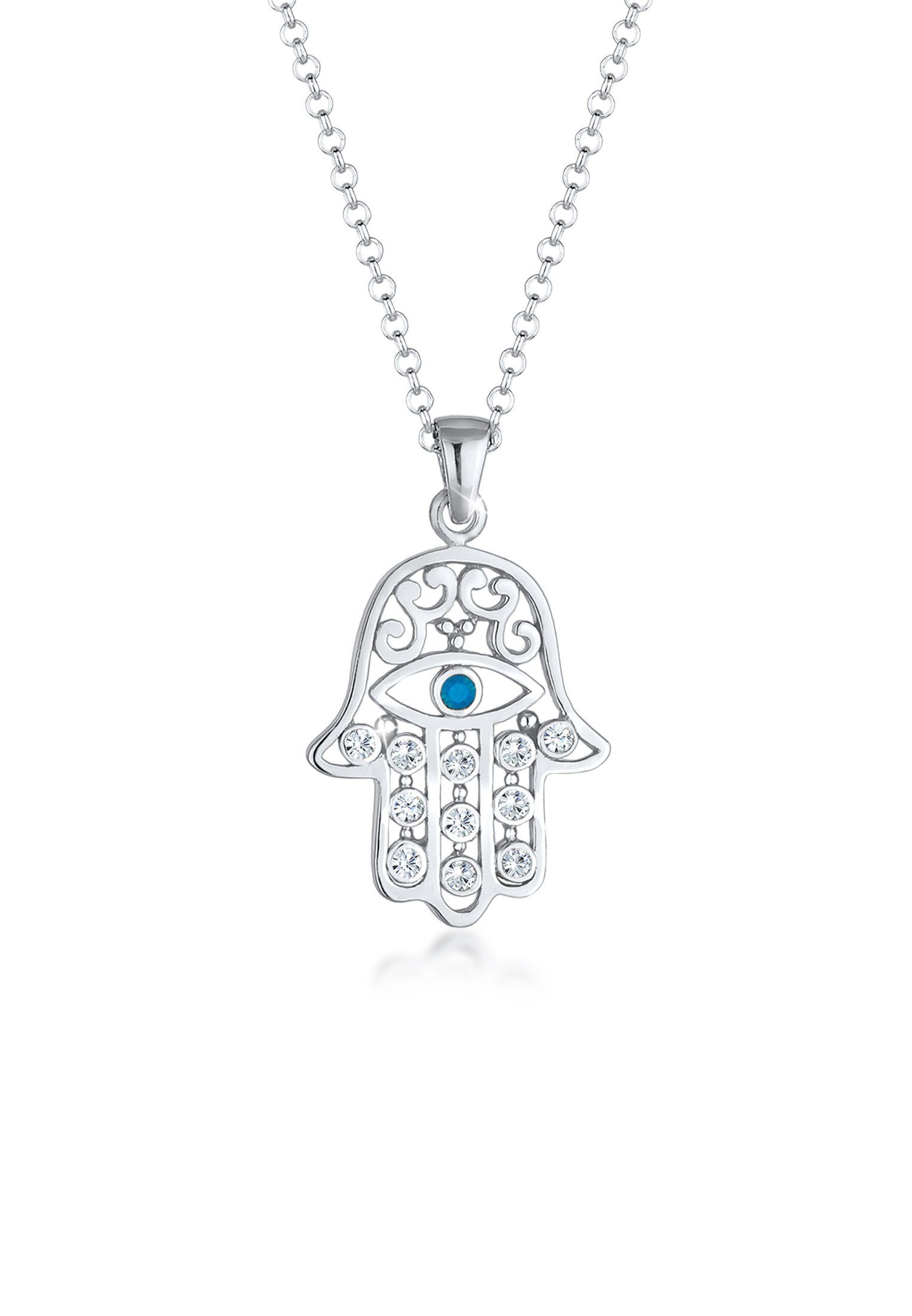 Elli Kette mit Anhänger Hamsa Evil günstig online kaufen