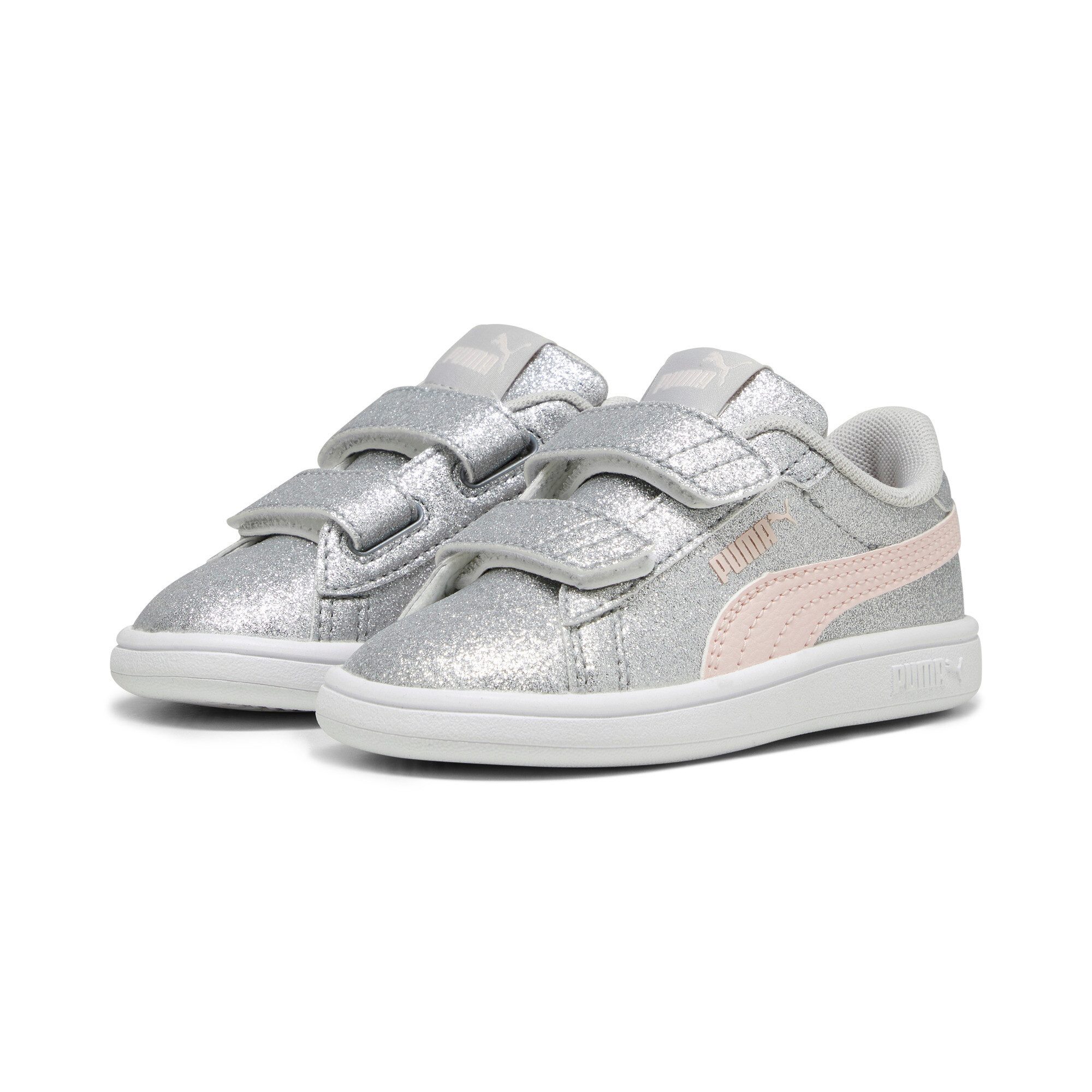 PUMA SMASH 3.0 GLITZ GLAM V INF Sneaker mit Klettverschluss, mit SOFTFOAM+ Dämpfung, aus Synthetik