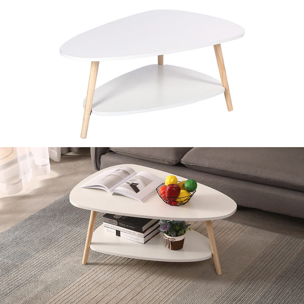 JEOBEST Couchtisch Wohnzimmertisch aus Holz mit günstig online kaufen