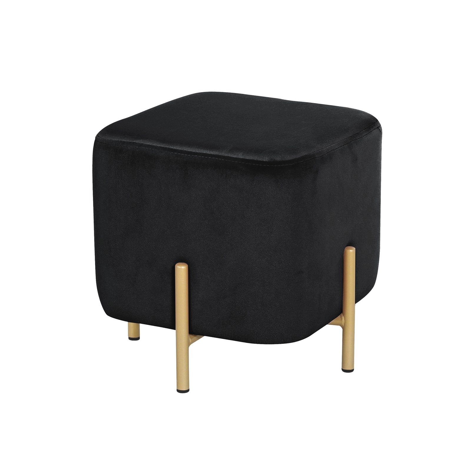 HTI-Living Sitzhocker Hocker (Stück, Dixon 1 Sitzhocker Schwarz St)