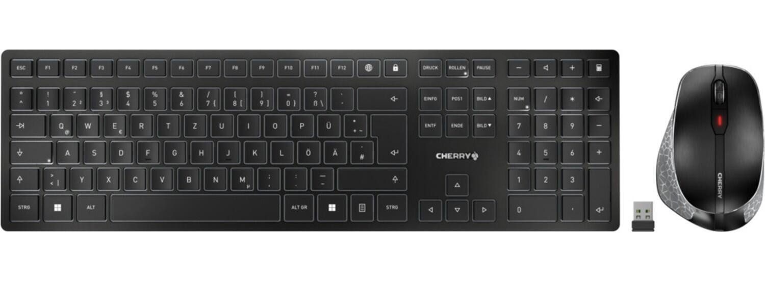 Cherry Cherry DW 9500 SLIM Tastatur- und Maus-Set