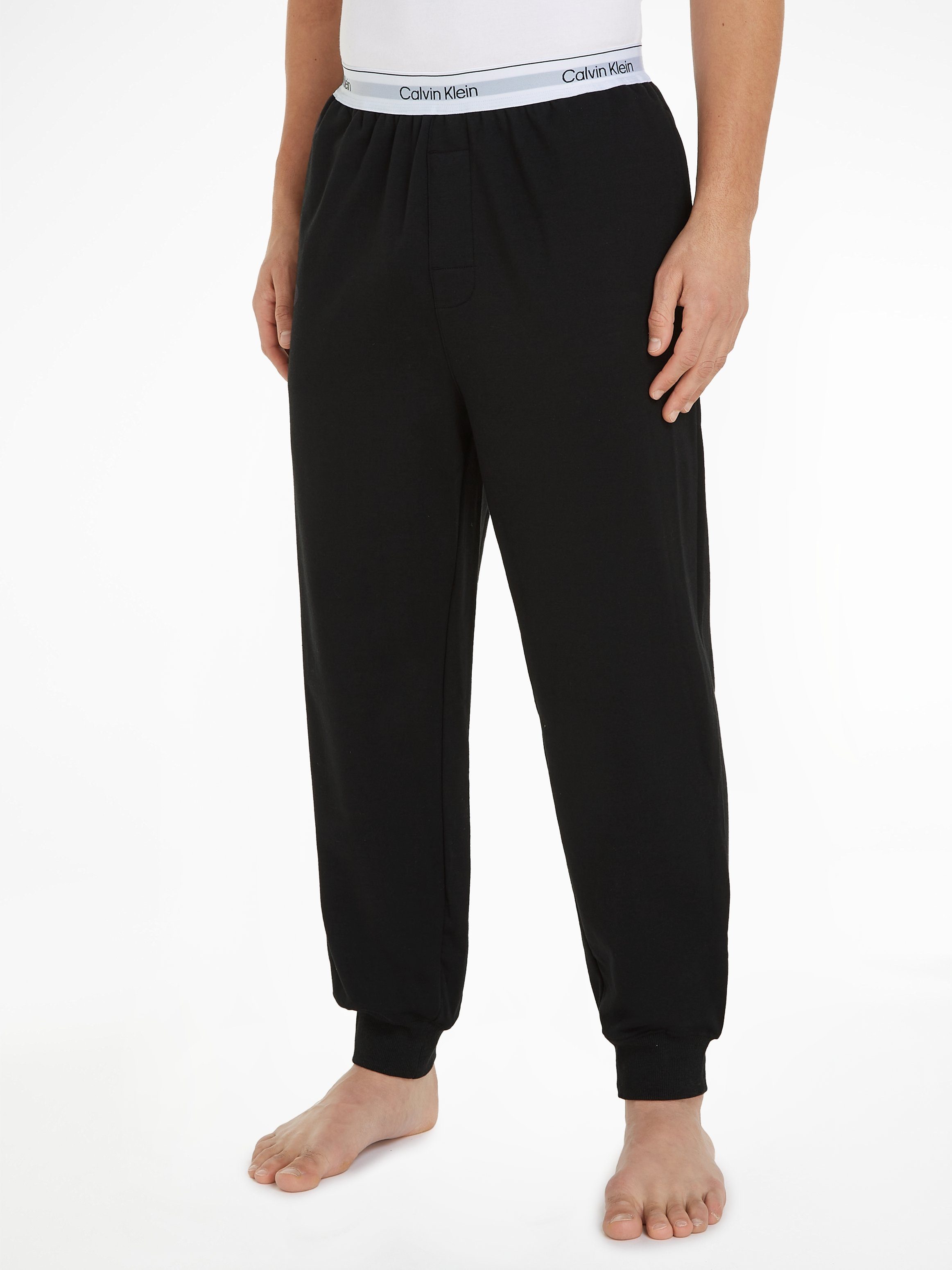 Calvin Klein Underwear Sweathose mit Calvin Klein Logoschriftzug am Wäschebund schwarz