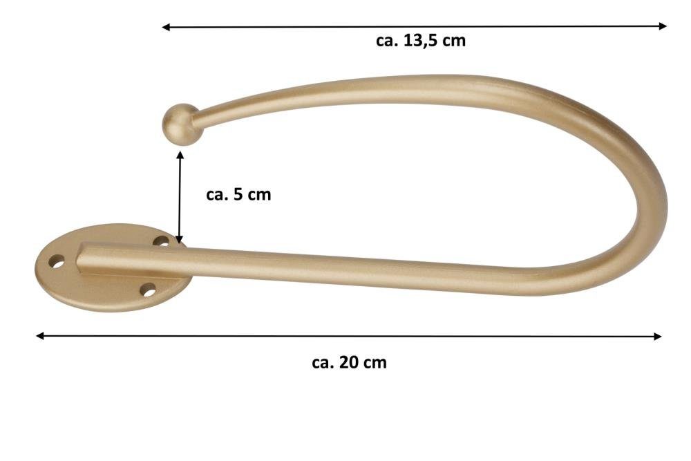 DécoProfi Raffhalter 1 Stück Raffbügel / Raffhalter für Gardinen, Zum Raffe günstig online kaufen
