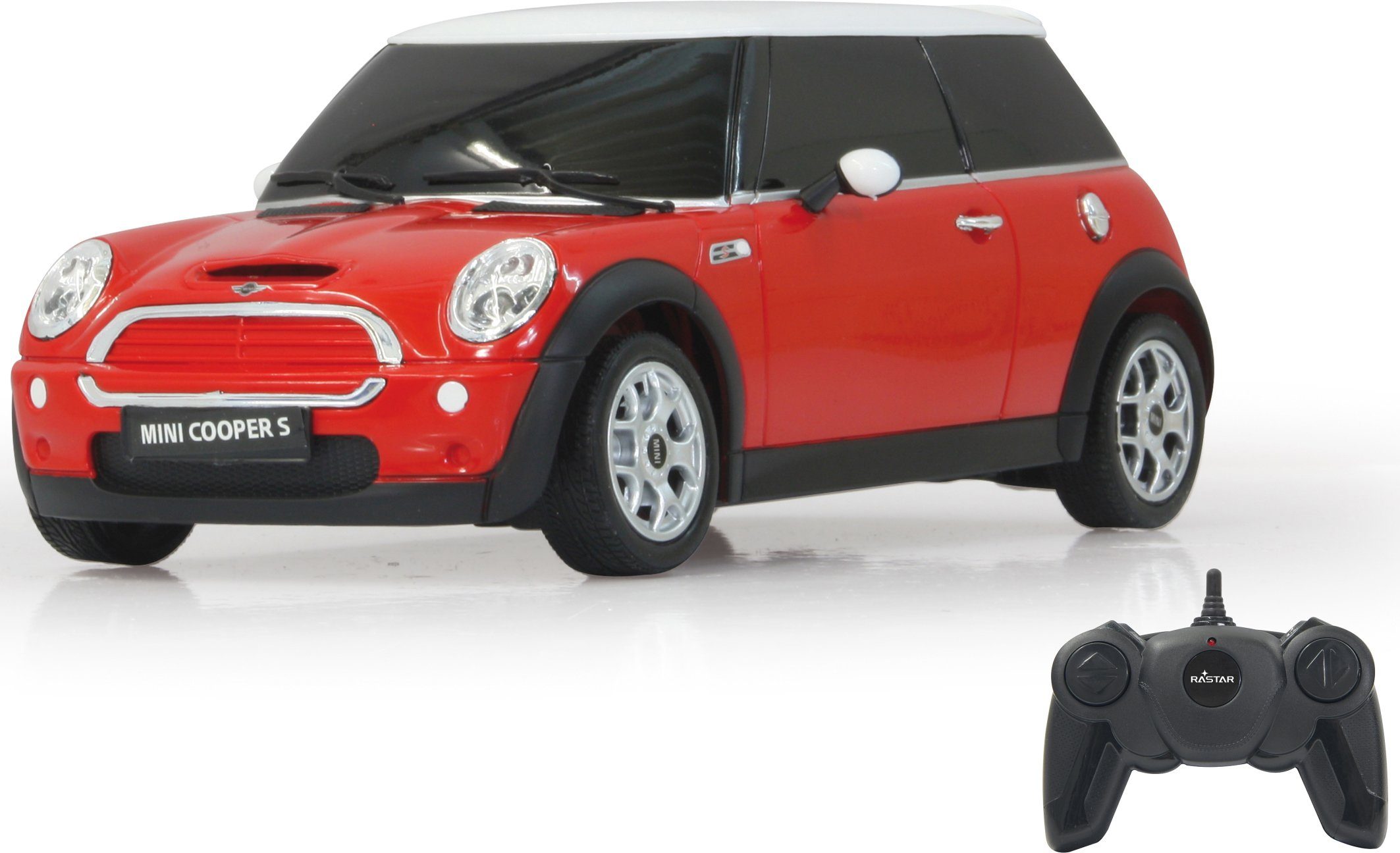 Jamara RC-Auto Mini Cooper S - 40 MHz rot