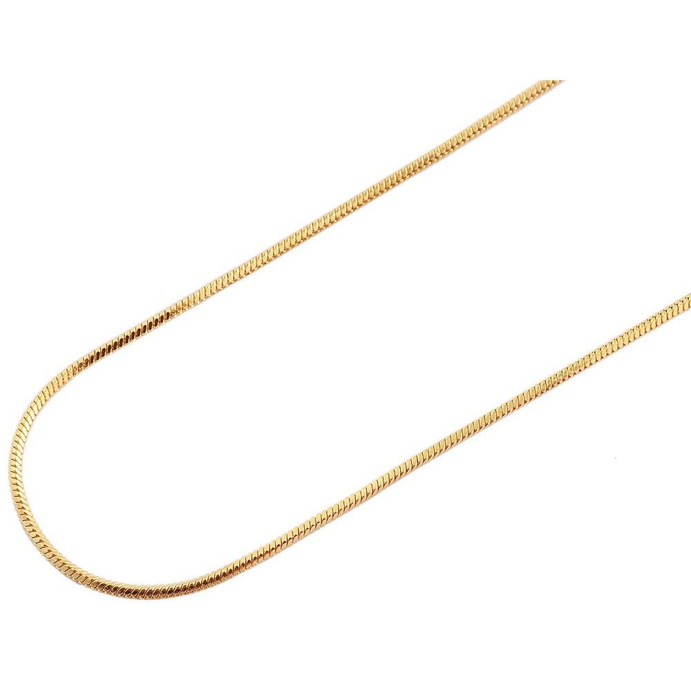Adelia´s Kette ohne Anhänger Halskette – Schlangenkette aus Edelstahl 40 cm, Perfekt zum Verschenken an besondere Menschen