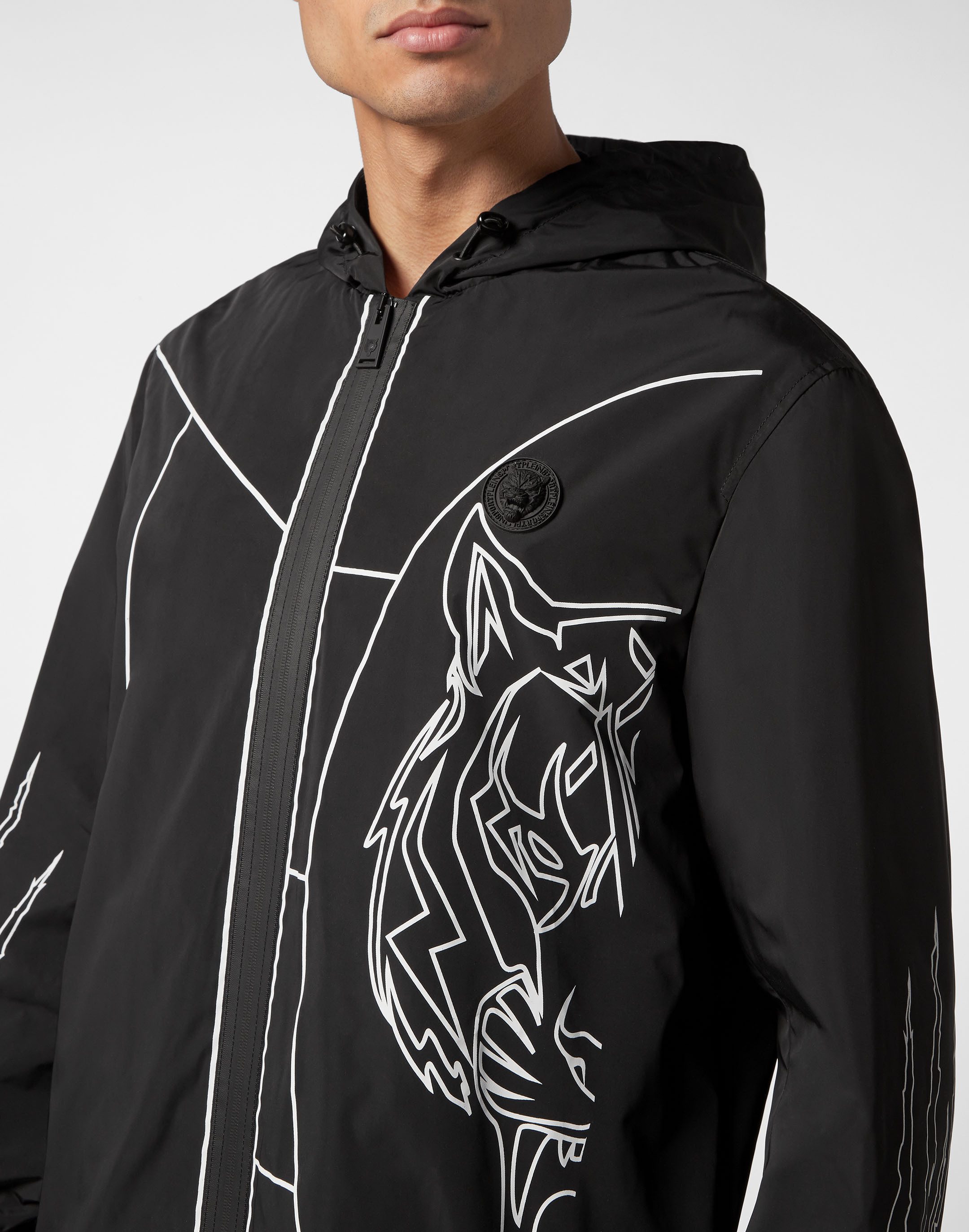 PLEIN SPORT Windbreaker Tiger