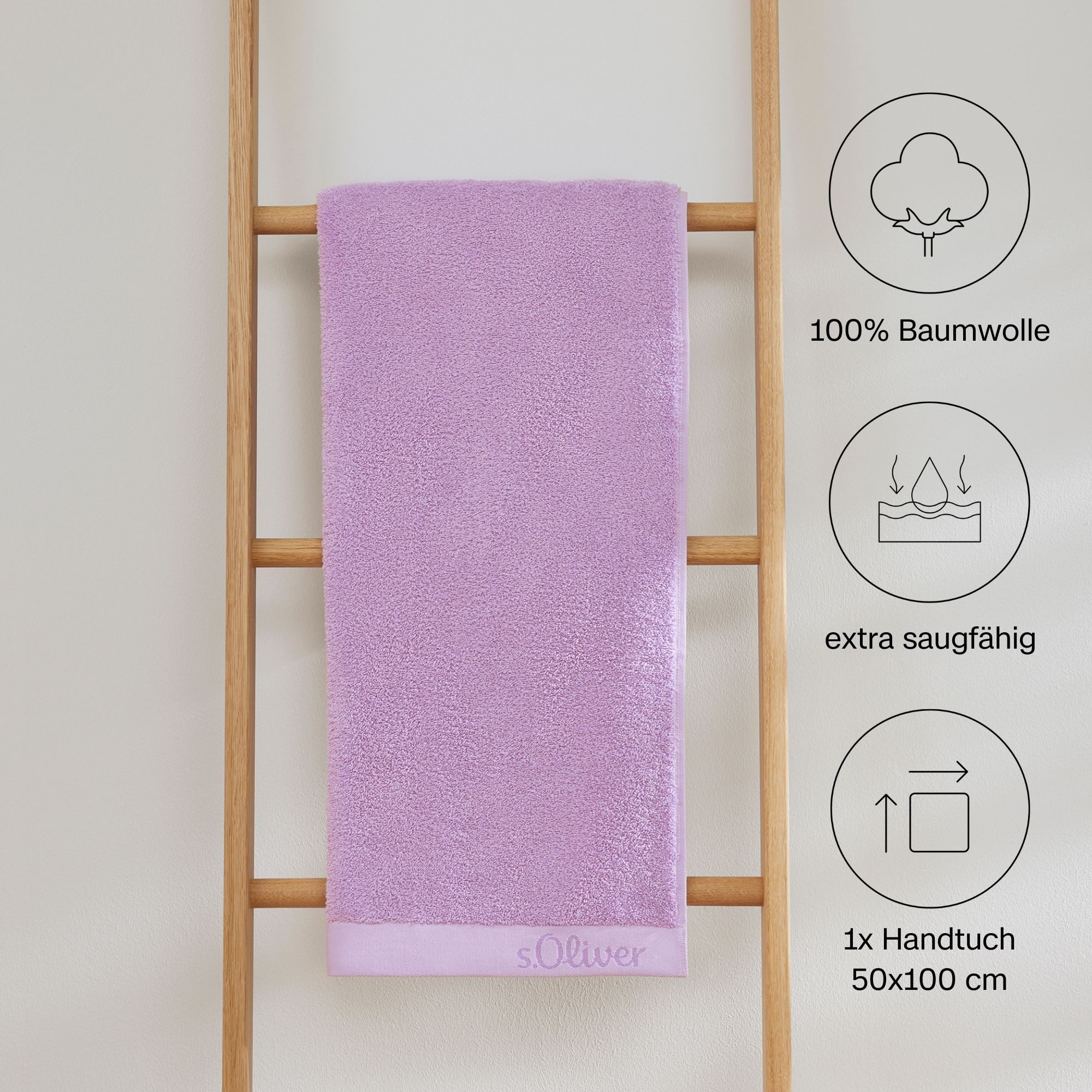 s.Oliver Handtuch s. Oliver Handtuch, Walkfrottier günstig online kaufen