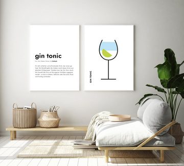 MOTIVISSO Poster Gin Tonic - Definition