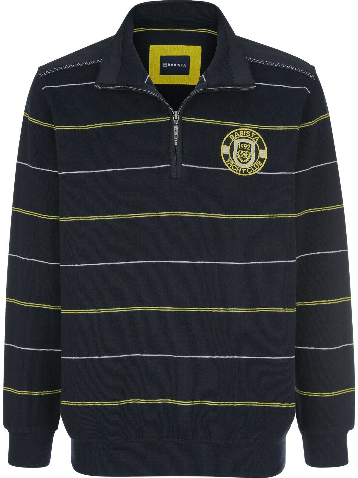 Babista Sweatshirt LUCCAVERTO mit Troyerkragen
