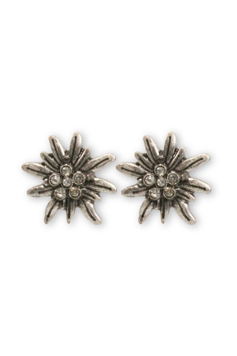 Alpenflüstern Ohrhänger-Set Ohrstecker - STRASS-EDELWEISS I günstig online kaufen