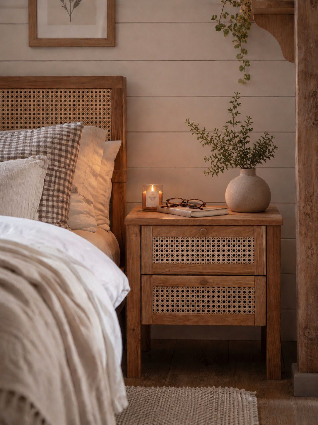 OTTO home Nachtkonsole Hällevik Nachtkonsole, Nachtkommode in hochwertiger Verarbeitung (1 St), Massivholz, Skandinavisches Design, Robust, stabil, FSC zertifiziert