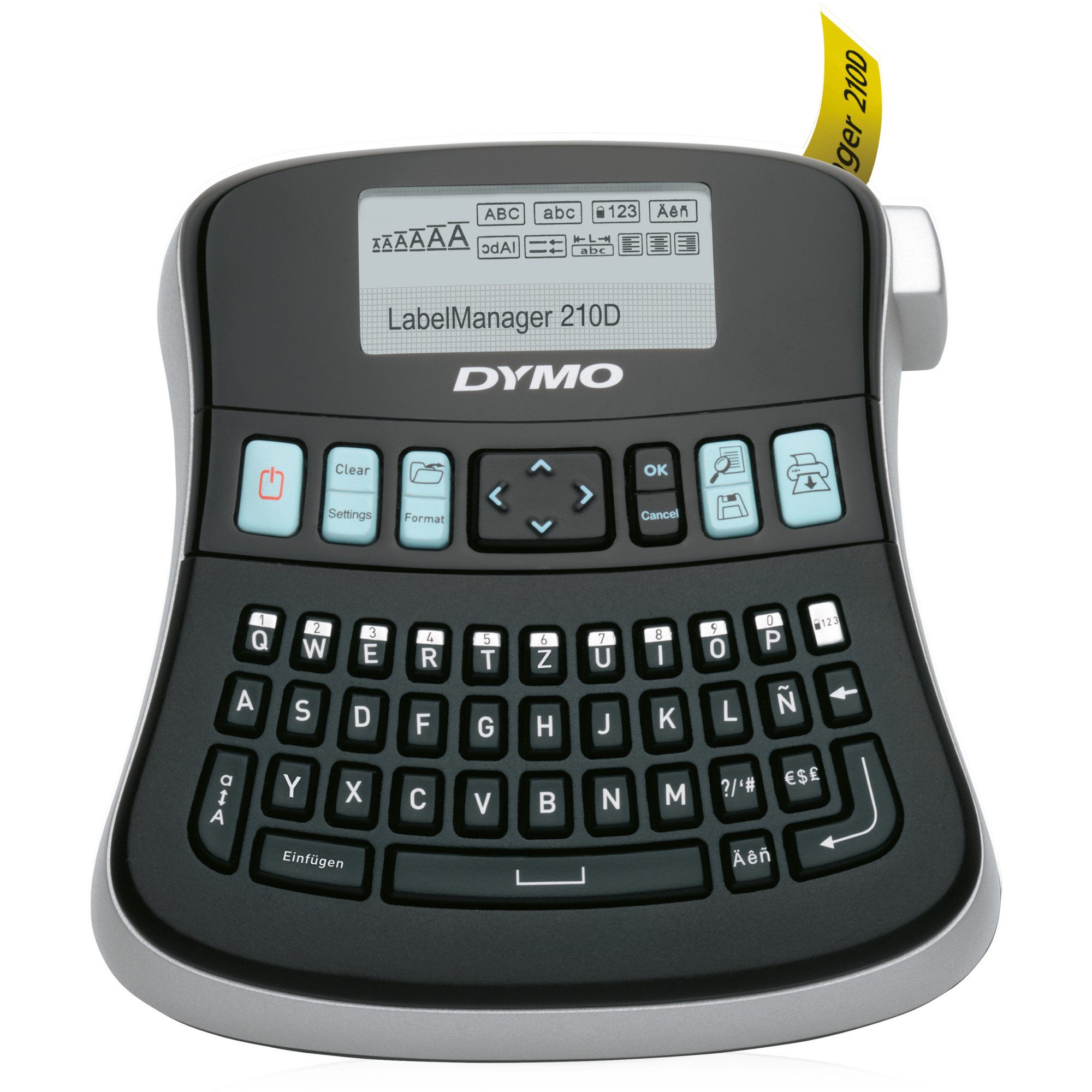DYMO Dymo LabelManager 210D+, Beschriftungsgerät, (mit Etikettendrucker