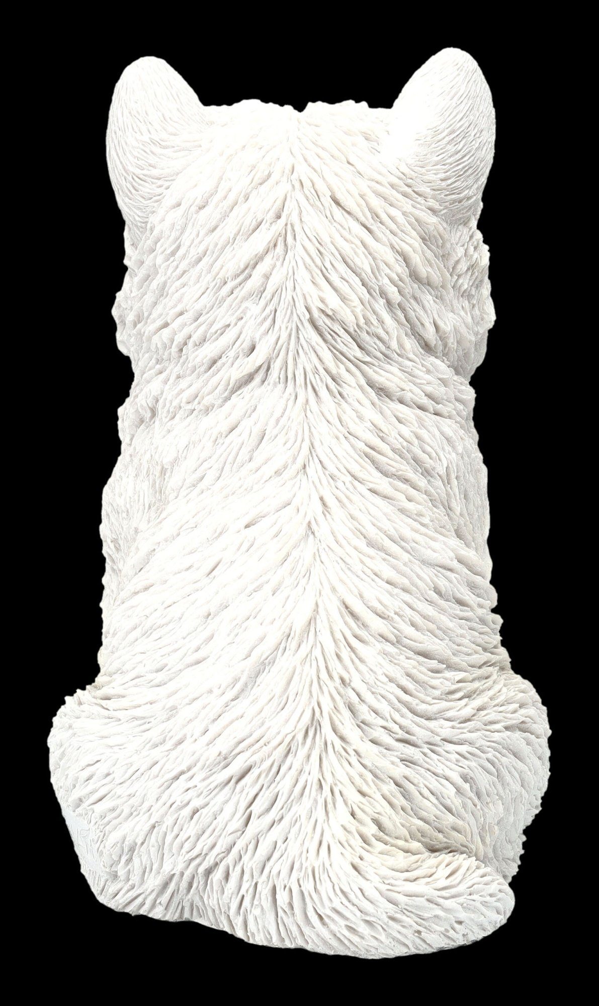 Figuren West Westie Highland Welpe Dekofigur Hund - GmbH Terrier Tierfigur - Figur Shop Tierdeko