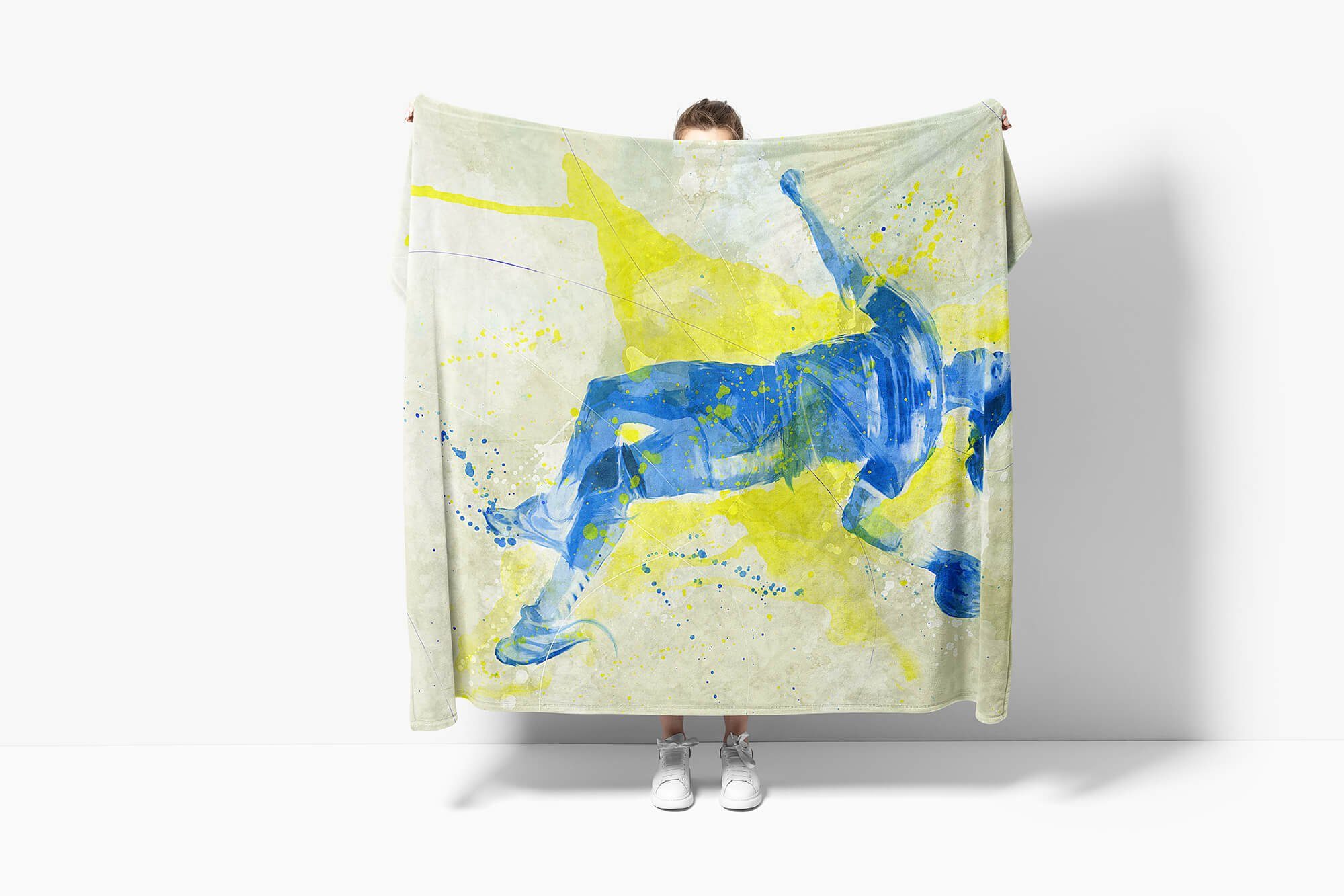 Sinus Art Handtücher SplashArt Sport Handtuch Strandhandtuch Saunatuch Kusc günstig online kaufen