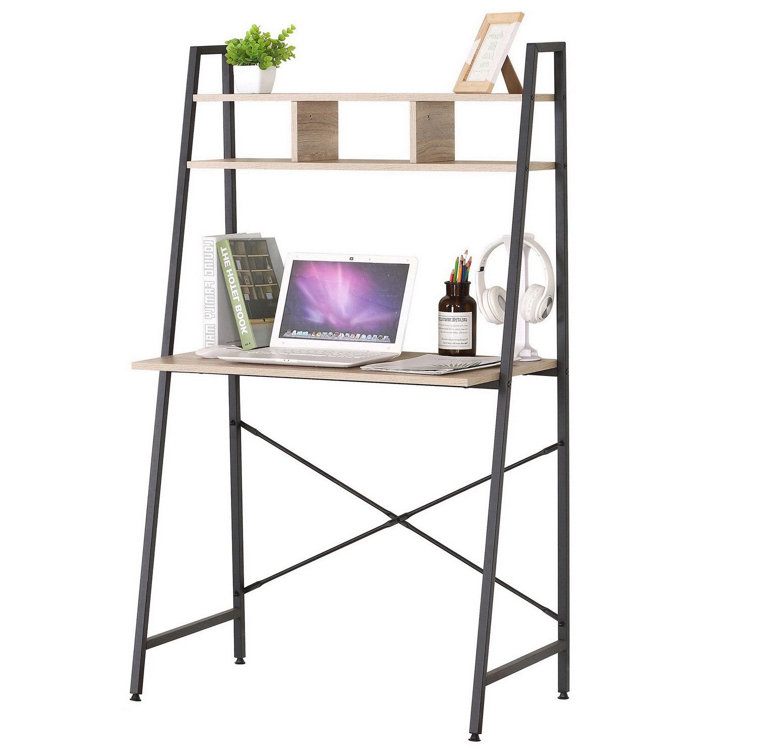 Regal-Schreibtisch Computertisch Laptoptisch Arbeitstisch Bürotisch Tisch