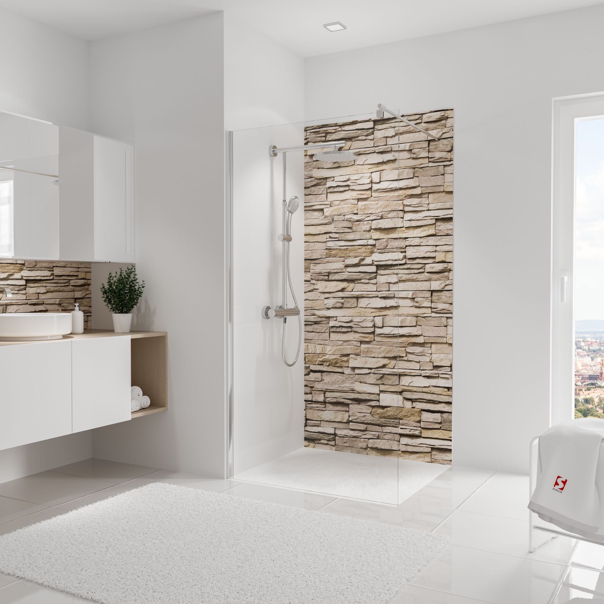 Schulte Badrückwand DecoDesign Dekor, (1-tlg), 100x210 günstig online kaufen