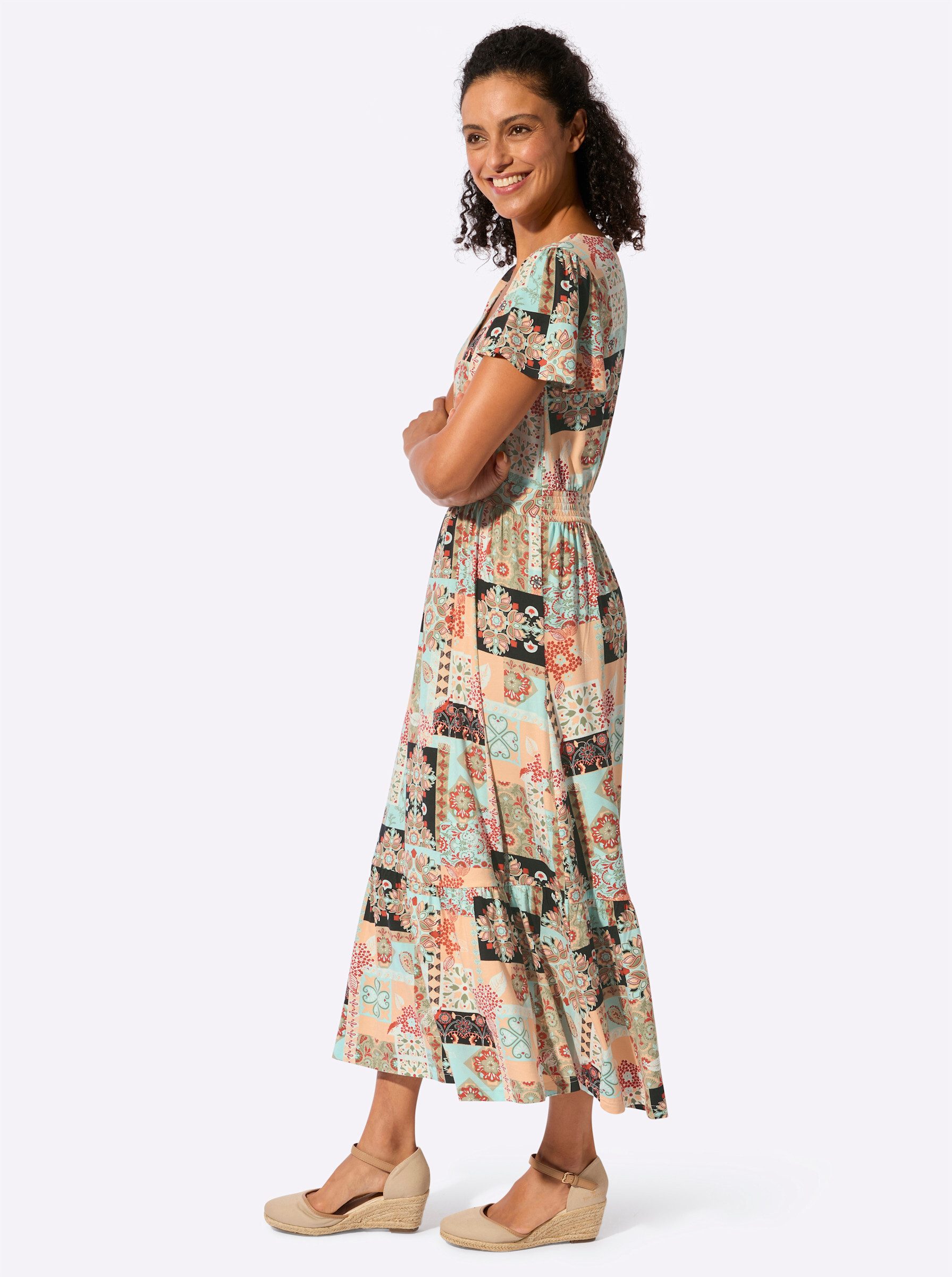Witt Jerseykleid Jersey-Kleid Kurzarm
