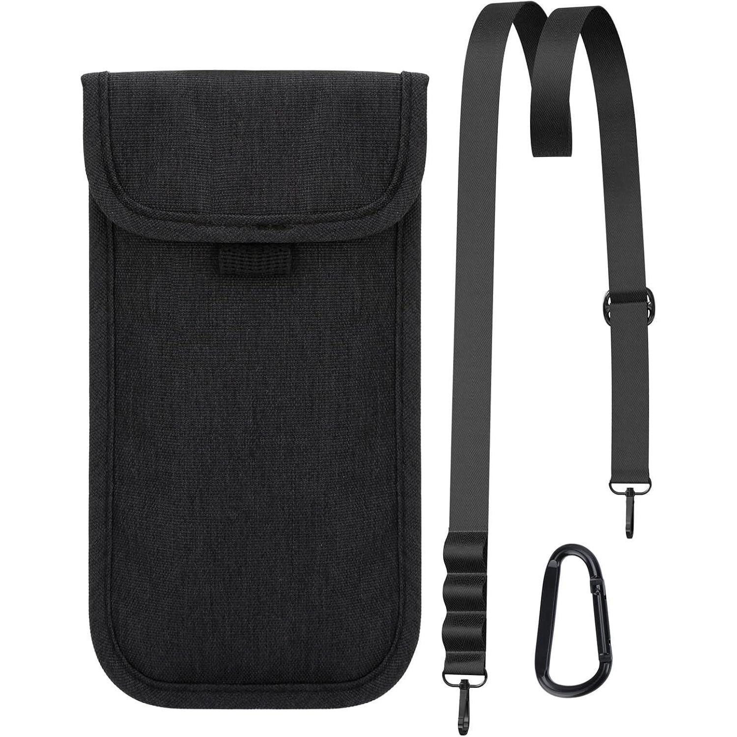LuxusKollektion Handyhülle Universal Smartphone Tasche 6,9 Zoll Schwarz
