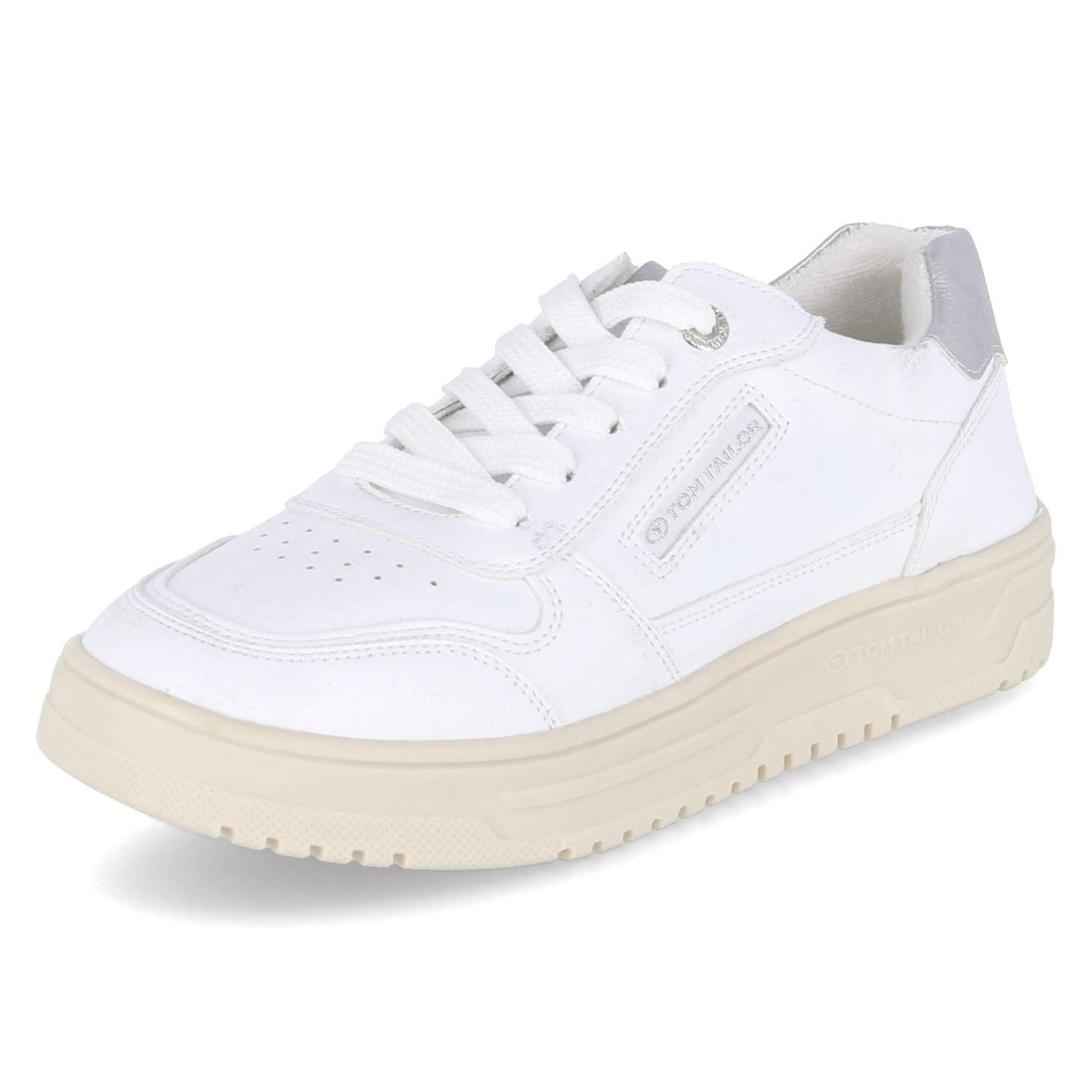 TOM TAILOR Tom Tailor 7490010017/00002 Damen Synthetik weiss Schnürschuh