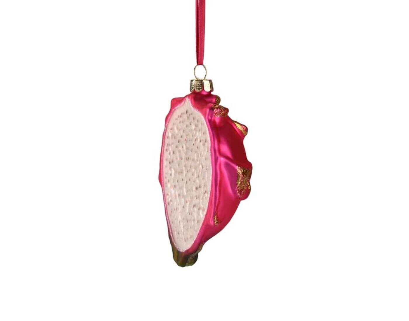 Christbaumschmuck Hänger Drachenfrucht, pink