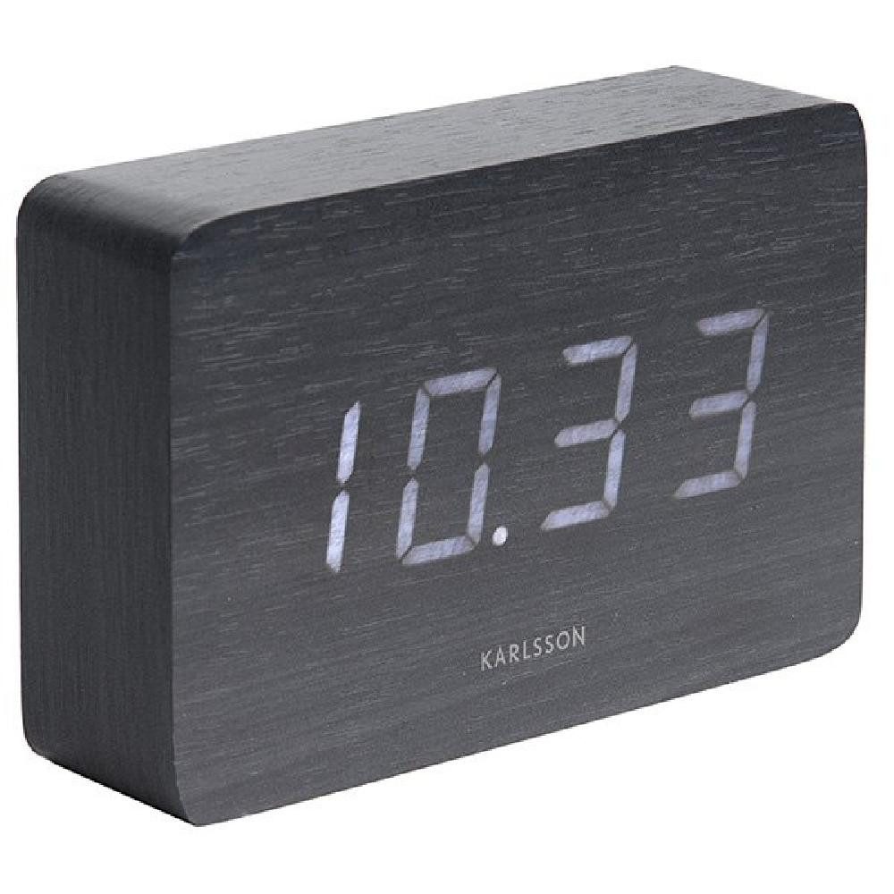 Karlsson Wecker Square Alam Clock Holz