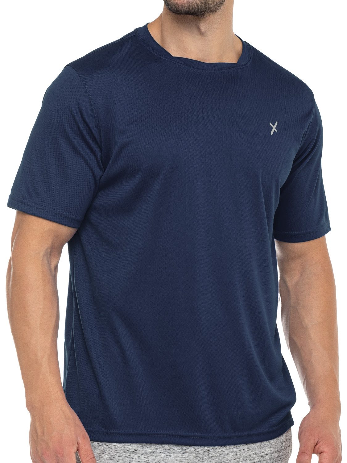 CFLEX Trainingsshirt Herren Sport Shirt Fitness T-Shirt piqué Sportswear Collection