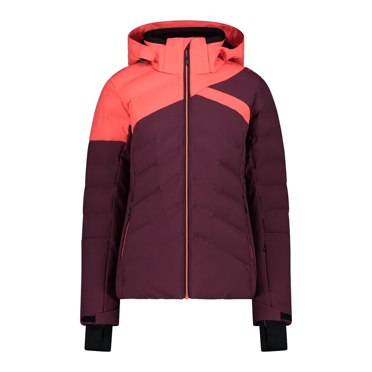 CMP Anorak CMP Damen Jacke Zip Hood C919 BURGUNDY