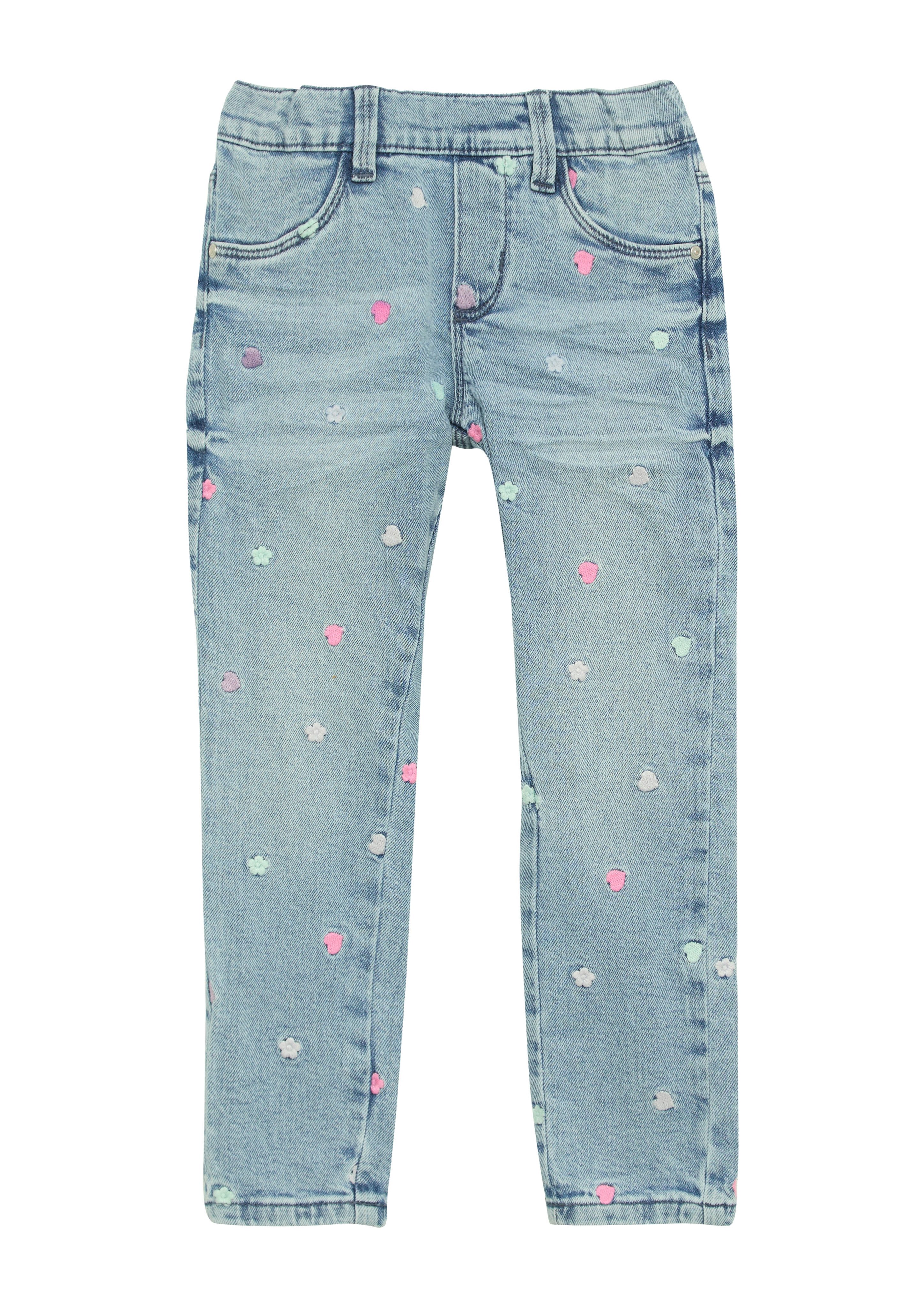 s.Oliver Junior Regular-fit-Jeans mit Print