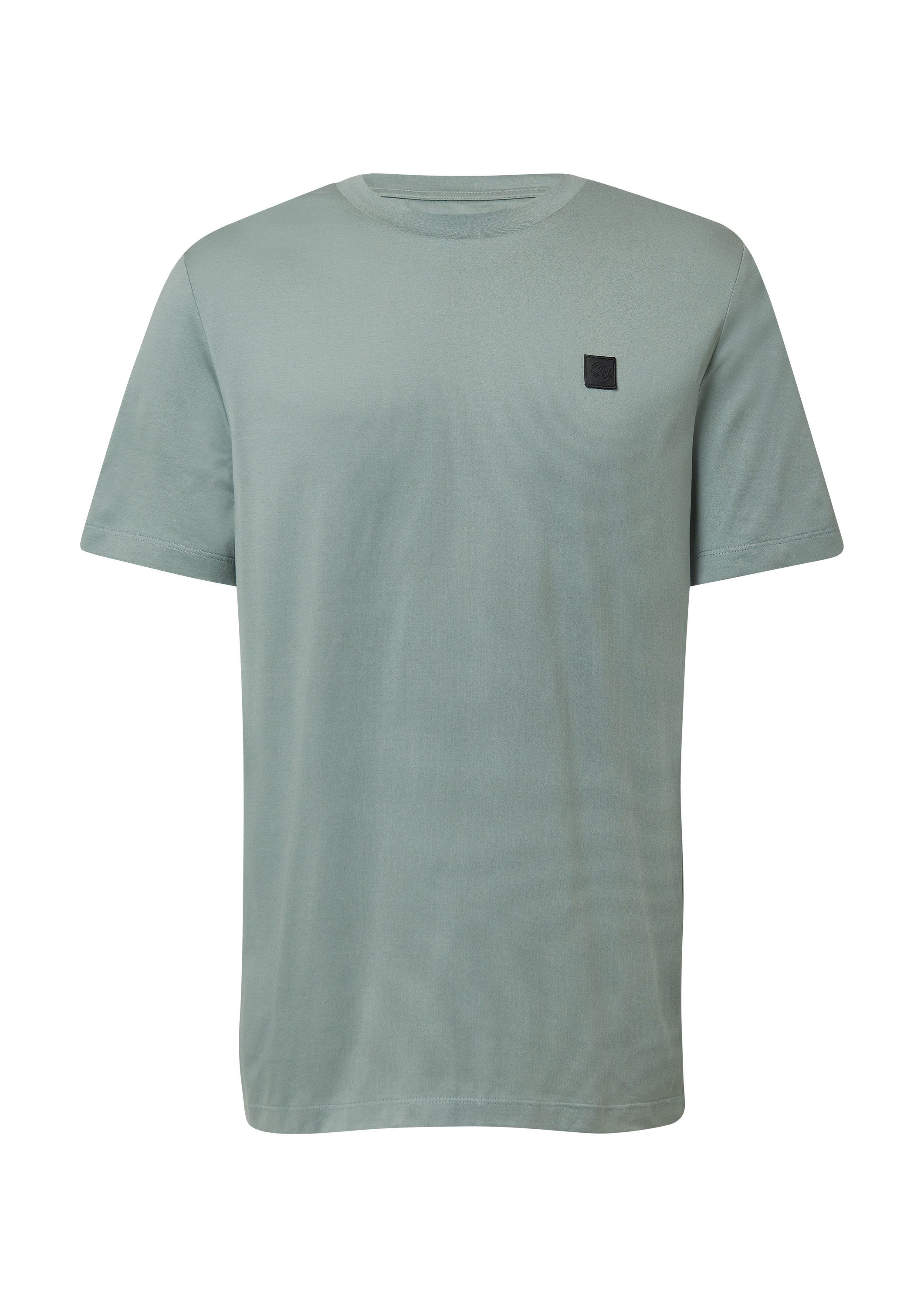s.Oliver Kurzarmshirt T-Shirt T-Shirt aus Edeljersey mit Label-Patch günstig online kaufen