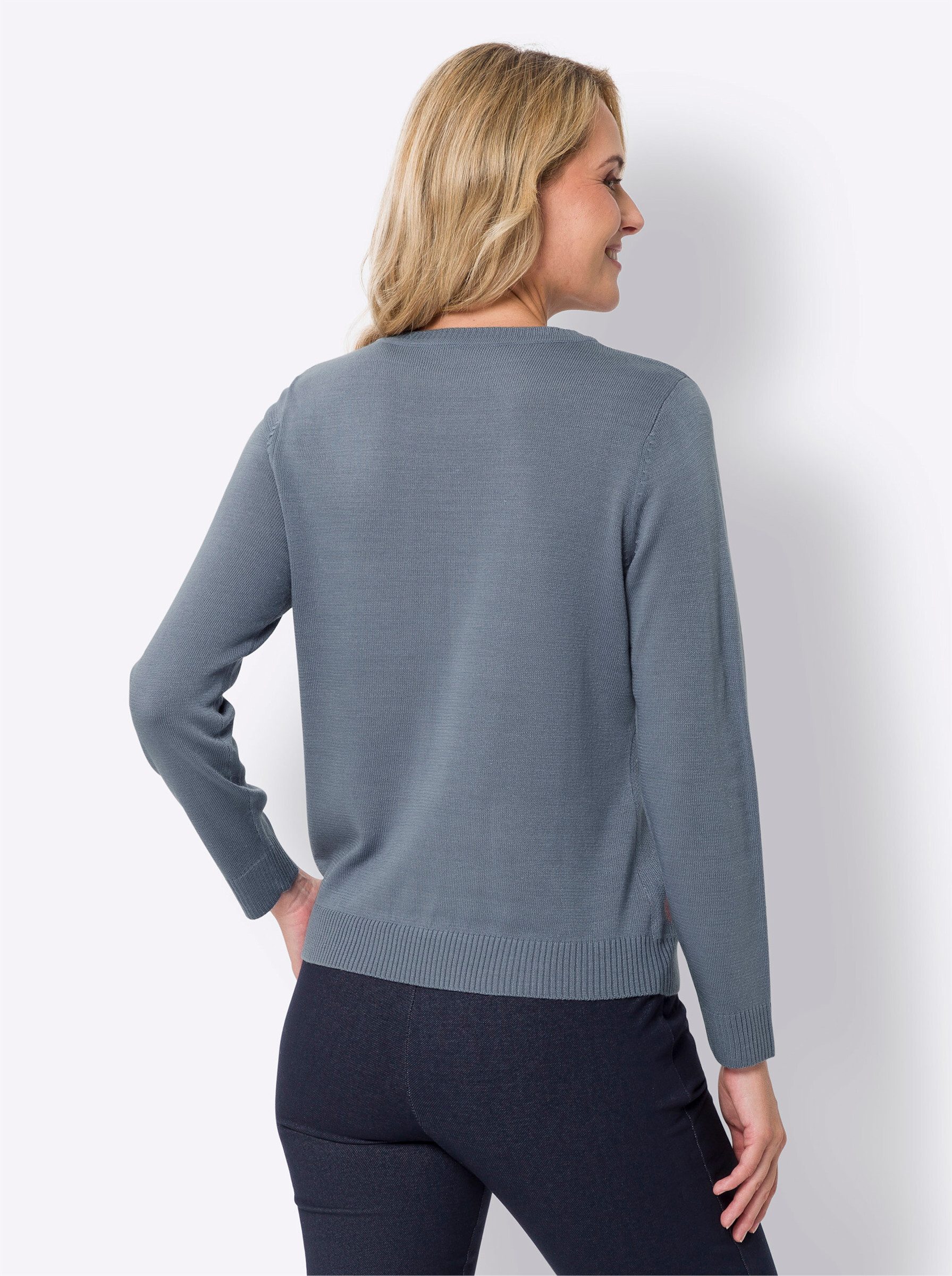 Strickpullover Rundhalspullover