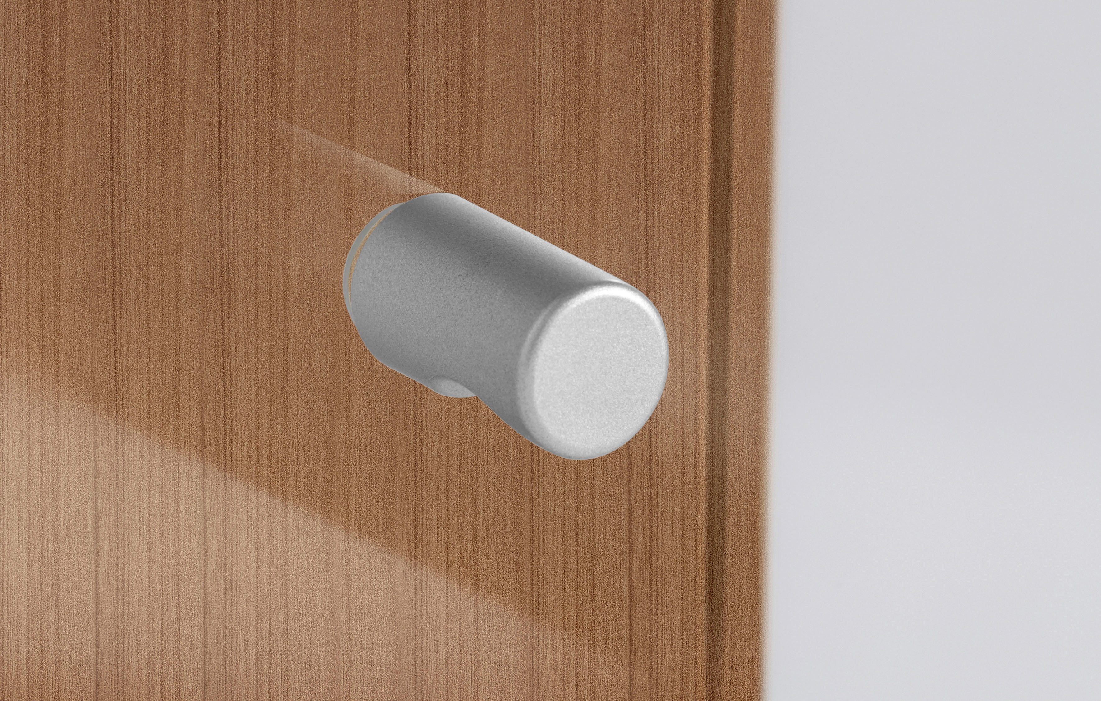 fif möbel Vitrine OPTIMA Höhe ca. 172 cm Standvitrine/Glasvitrine 1x Glastür,perfekt für Sammler,Sammlervitrine