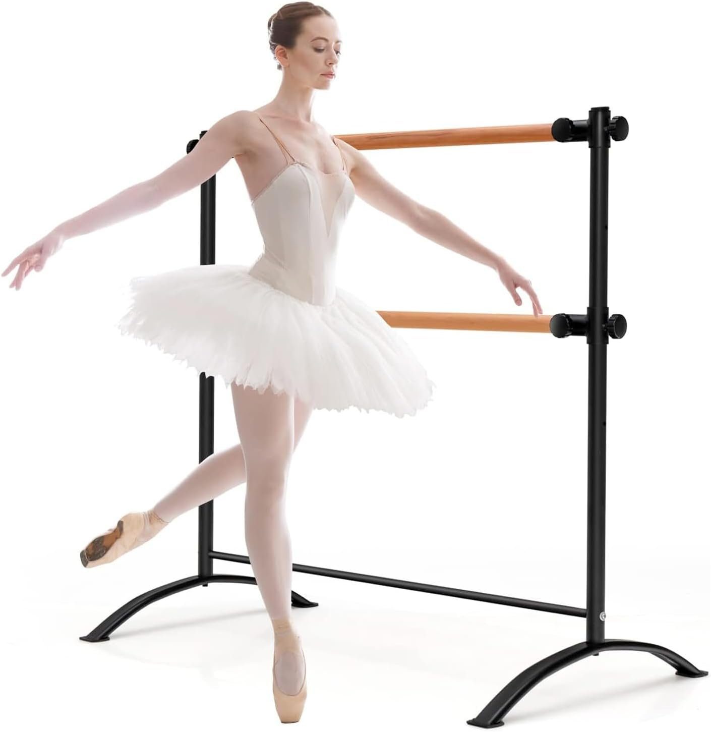 KOMFOTTEU Ballettstange Tanzstange, 122 cm, höhenverstellbar
