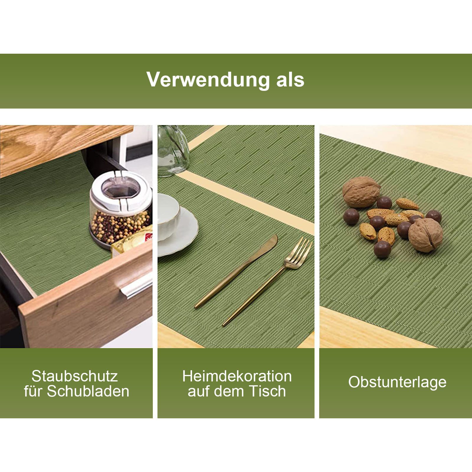 OKWISH Platzset 6er Tischsets Platzdeckchen Platz-Matten günstig online kaufen