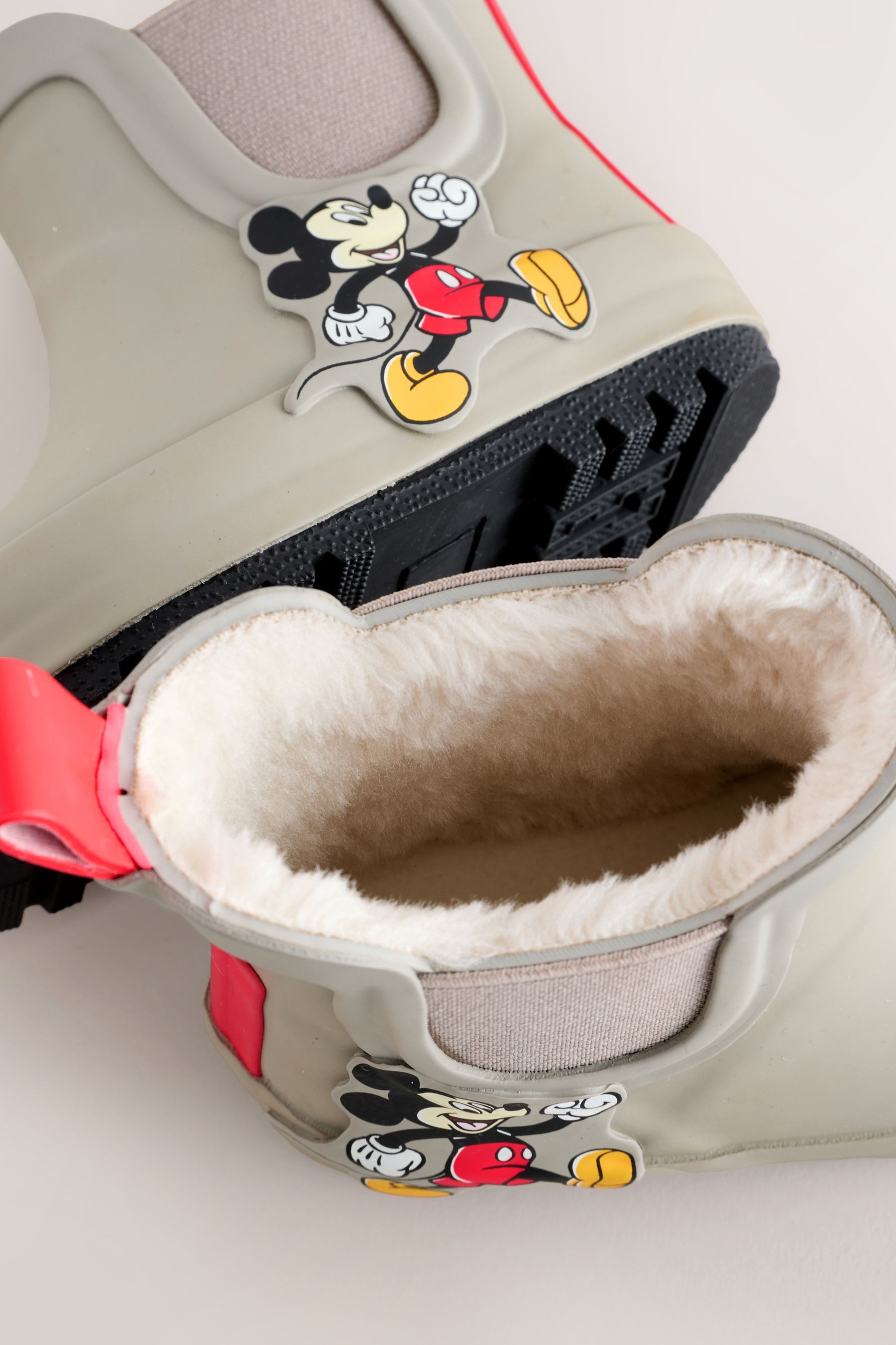 Next Gefütterte, knöchelhohe Gummistiefel, Mickey Mouse Gummistiefel (1-tlg)