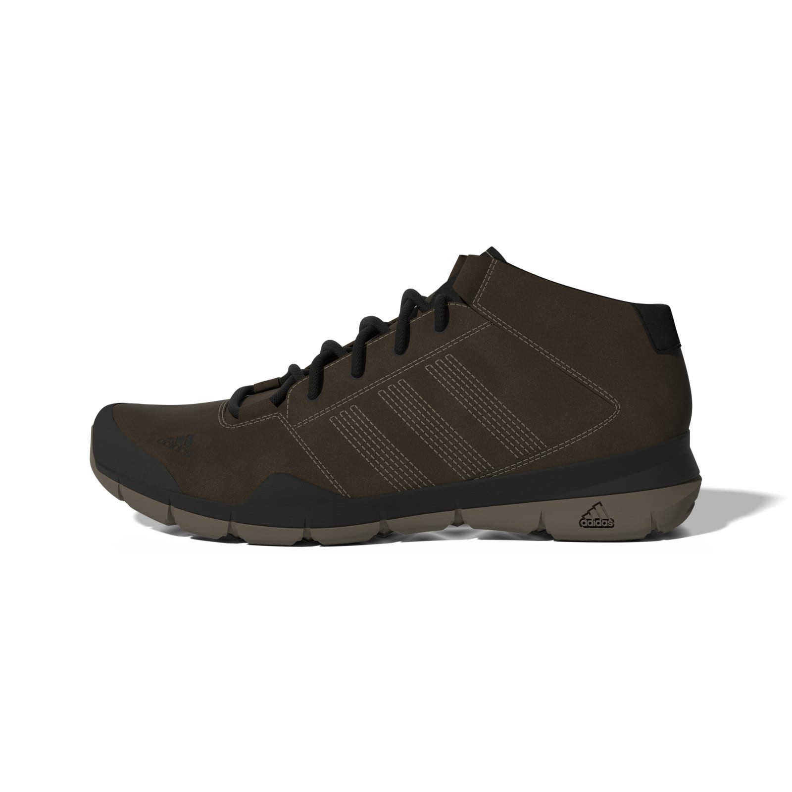 adidas Performance Wander-Travelschuhe Anzit Mid DLX (weiches Nubukleder) braun Herren Wanderschuh