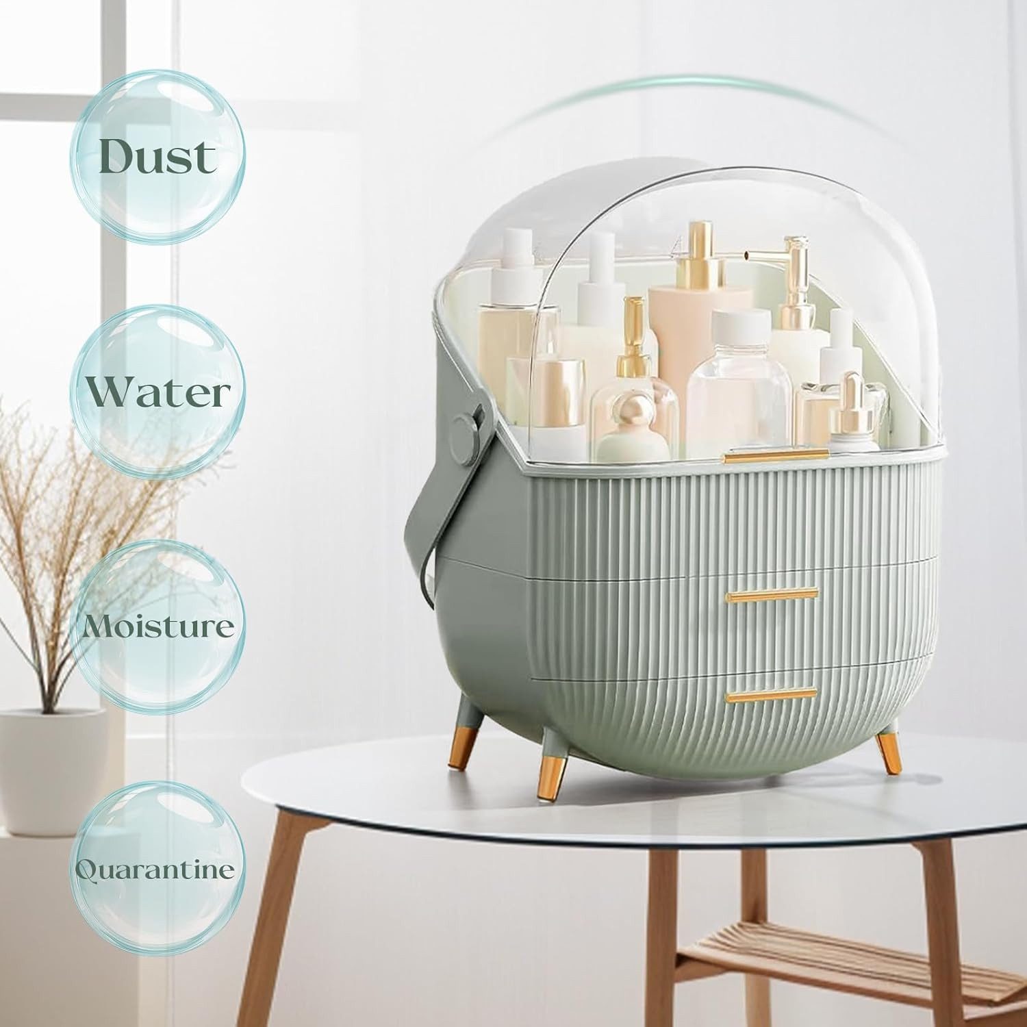 Nettlife Make-Up Organizer Kosmetikorganizer mit 2 Schubladen Aufbewahrungs günstig online kaufen