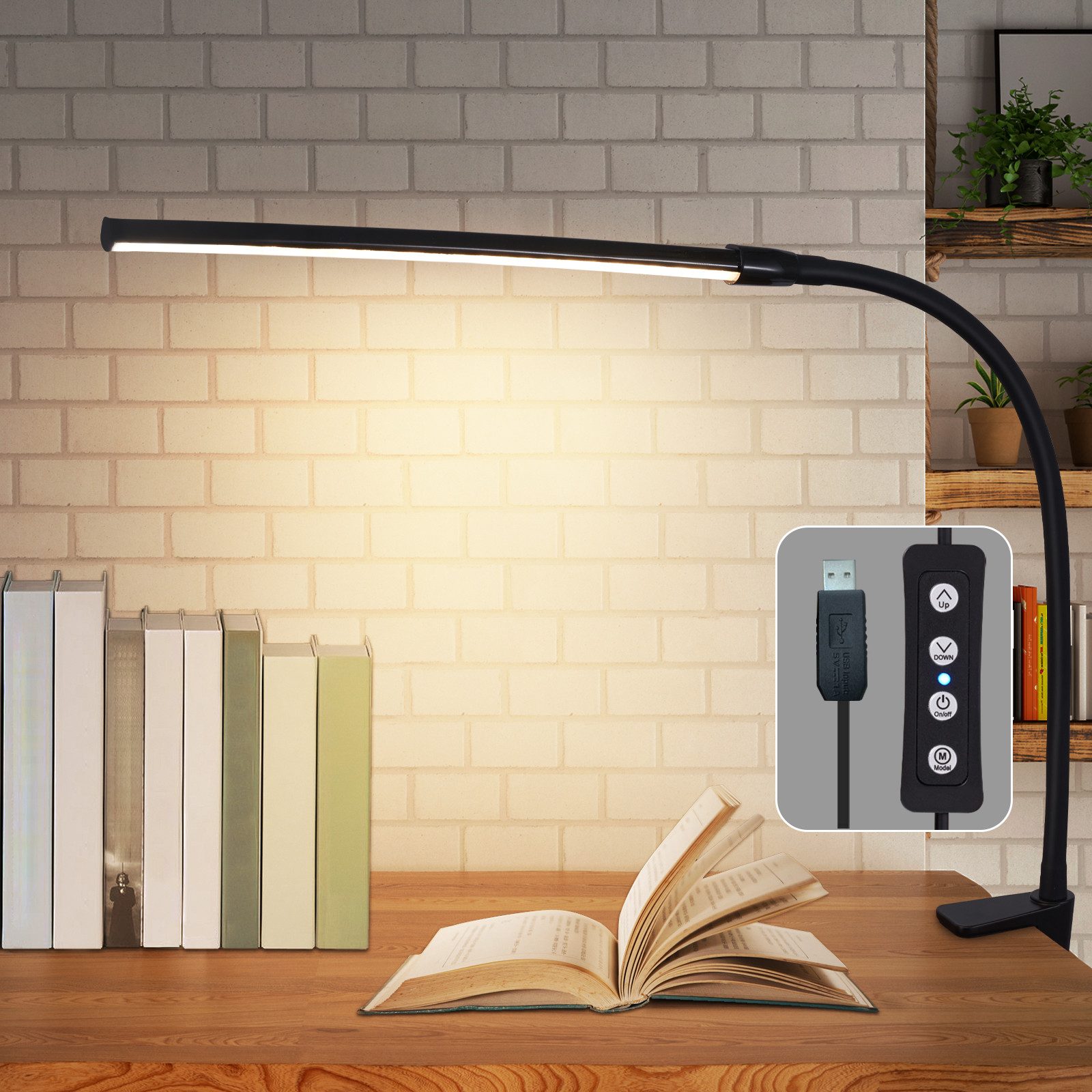 ZMH LED Tischleuchte LED Klemmbar - günstig online kaufen
