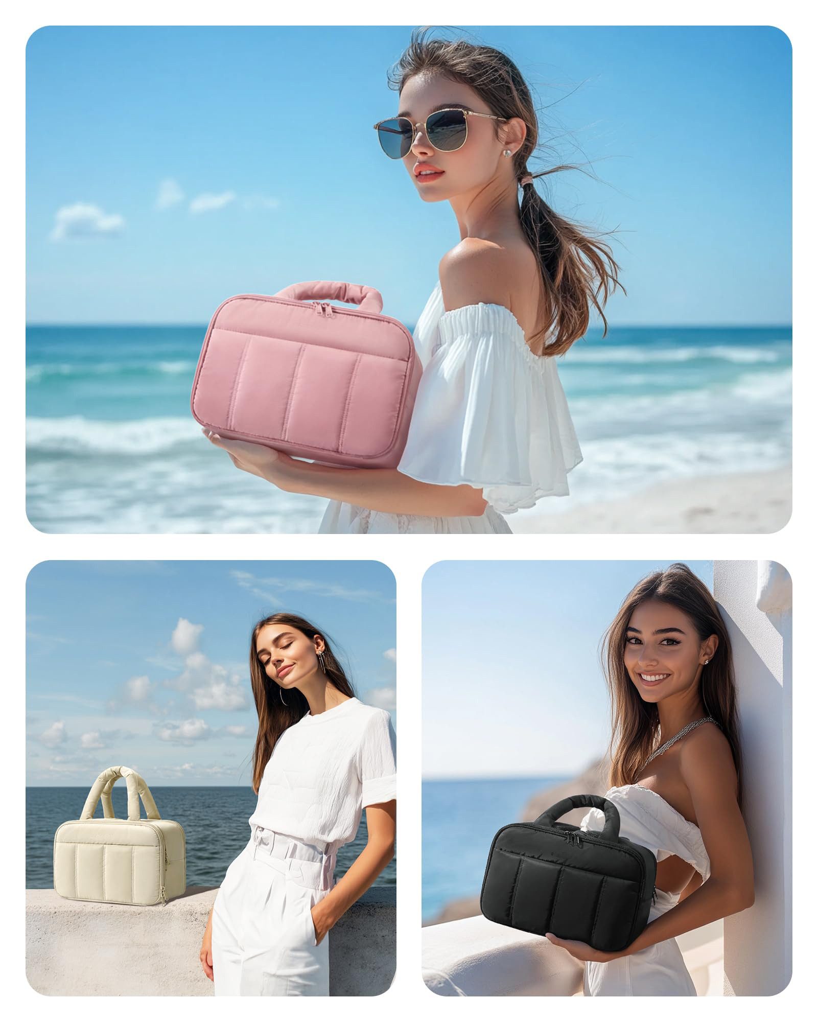 Bextsrack Kosmetiktasche Kulturbeutel Kulturtasche damen, Kulturbeutel herren, Große, Waschtasche Reise-Kulturtasche