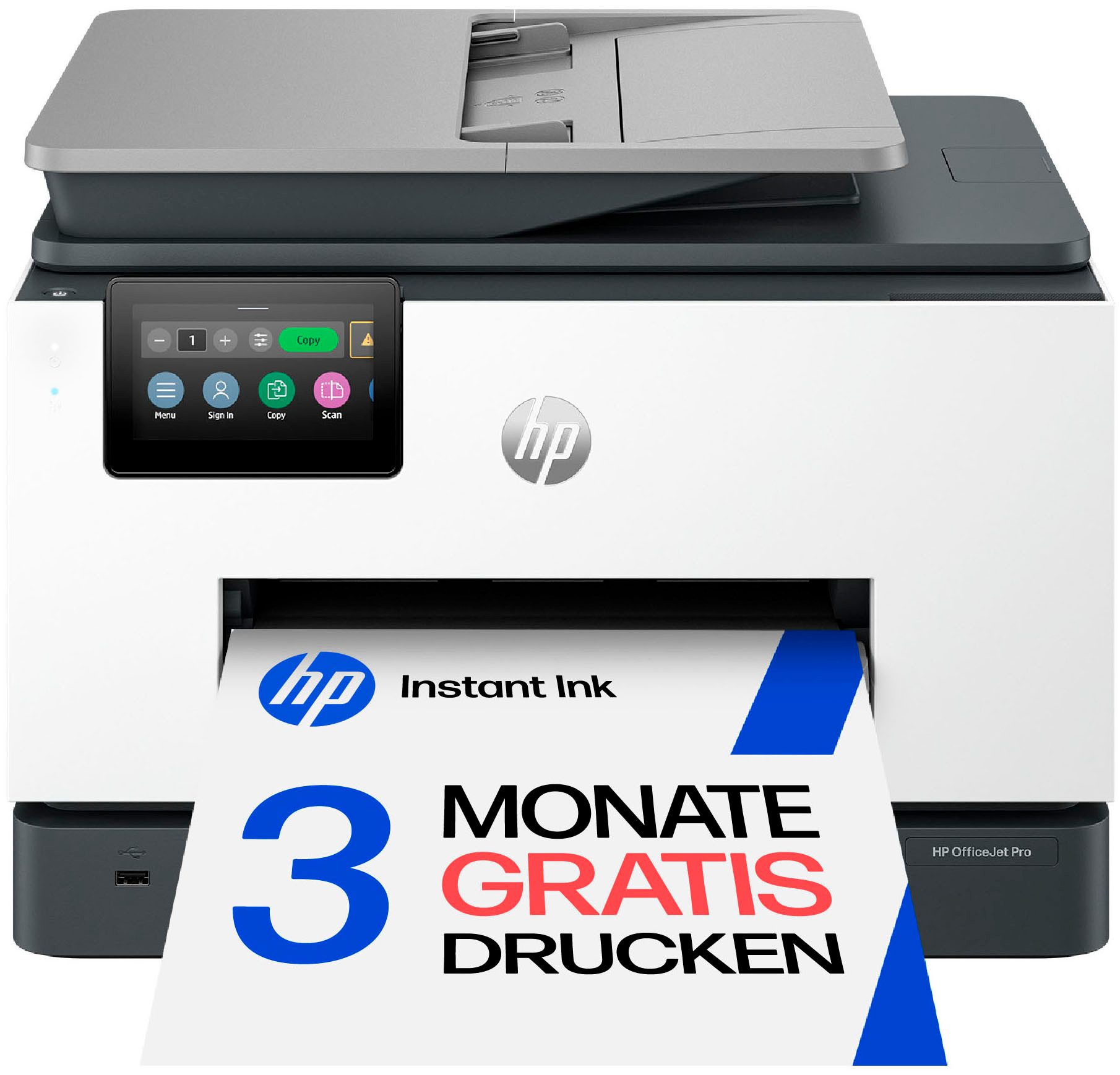 HP OfficeJet Pro 9132e Multifunktionsdrucker, (WLAN (Wi-Fi), Bluetooth, LAN (Ethernet), Wi-Fi Direct, 3 Monate gratis* drucken mit Instant Ink)
